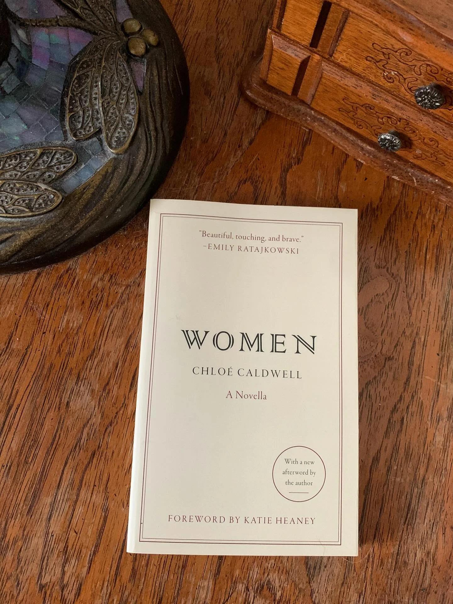 Our final book pick for 2025 is WOMEN by chloeeeecaldwell! 

I&rsquo;ve been following Chloe&rsquo;s substack for awhile and have been excited to read this novella for just as long. It&rsquo;s the perfect way to finish up a year of banger reads (if I