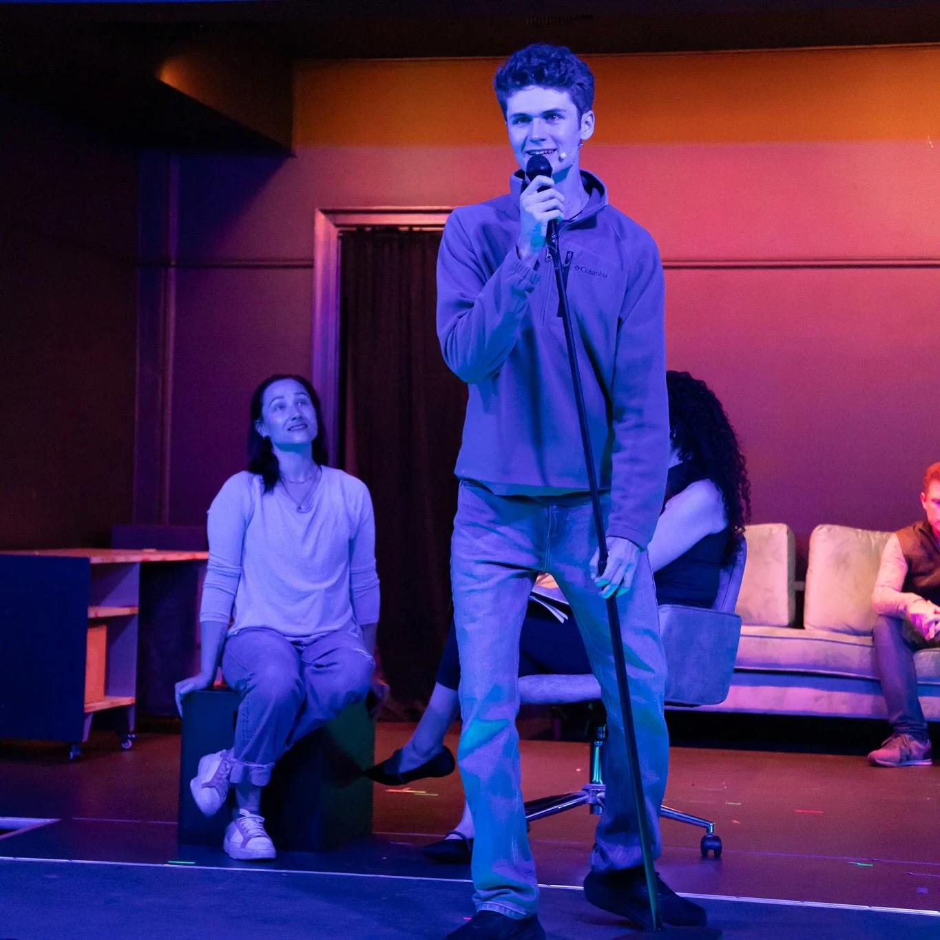 🎶 gavinbass.a7 is ready to rock out tonight at 8pm and tomorrow at 2pm in our last two performances of Next To Normal.🤘🏻 📸: @jordanpostalphotography