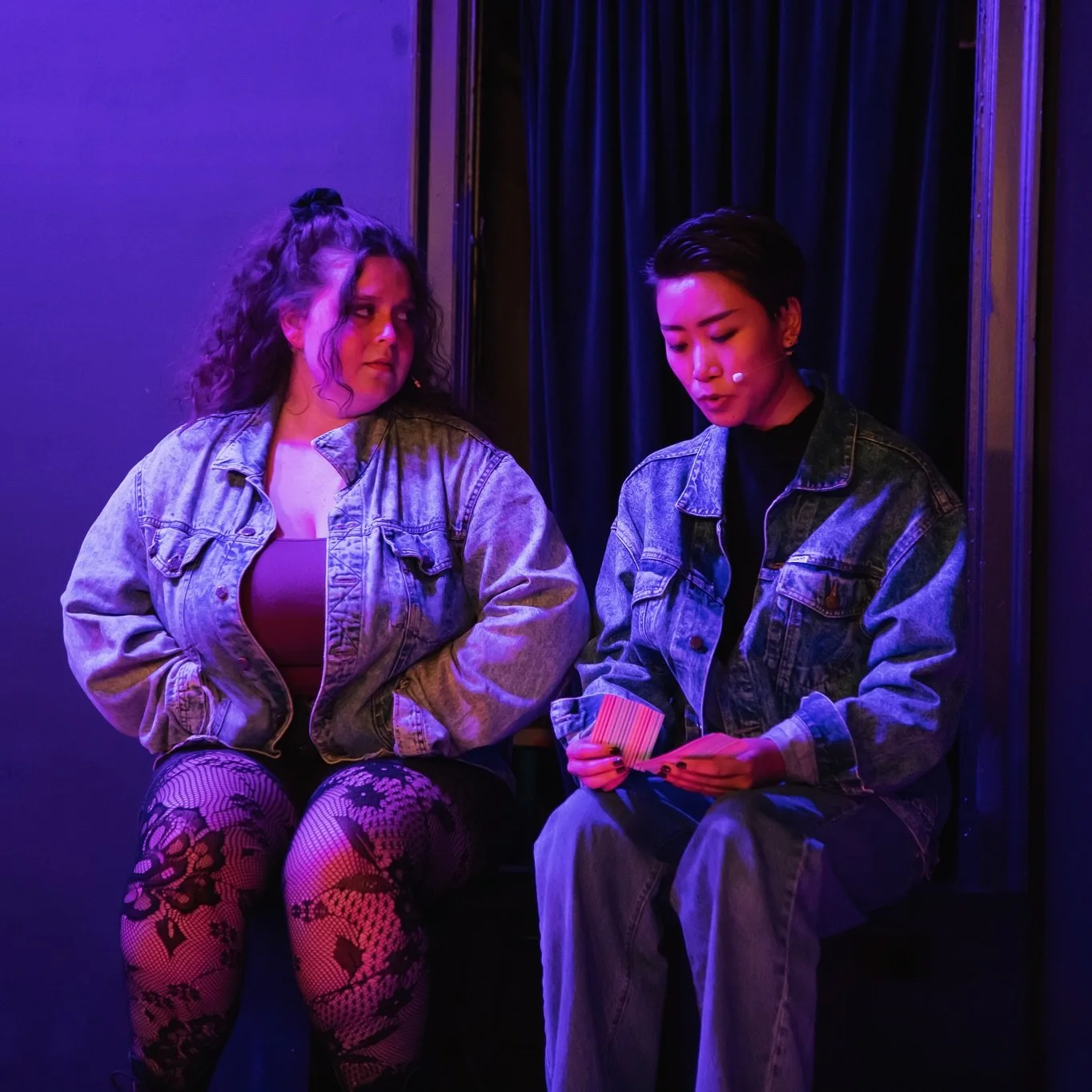 🪩 Don&rsquo;t miss your last chance to see @jillianschmidtofficial and @wanyvyang as &ldquo;Natalie&rdquo; and &ldquo;Henry&rdquo; in Next To Normal today at 2pm. 💫 📸: @jordanpostalphotography