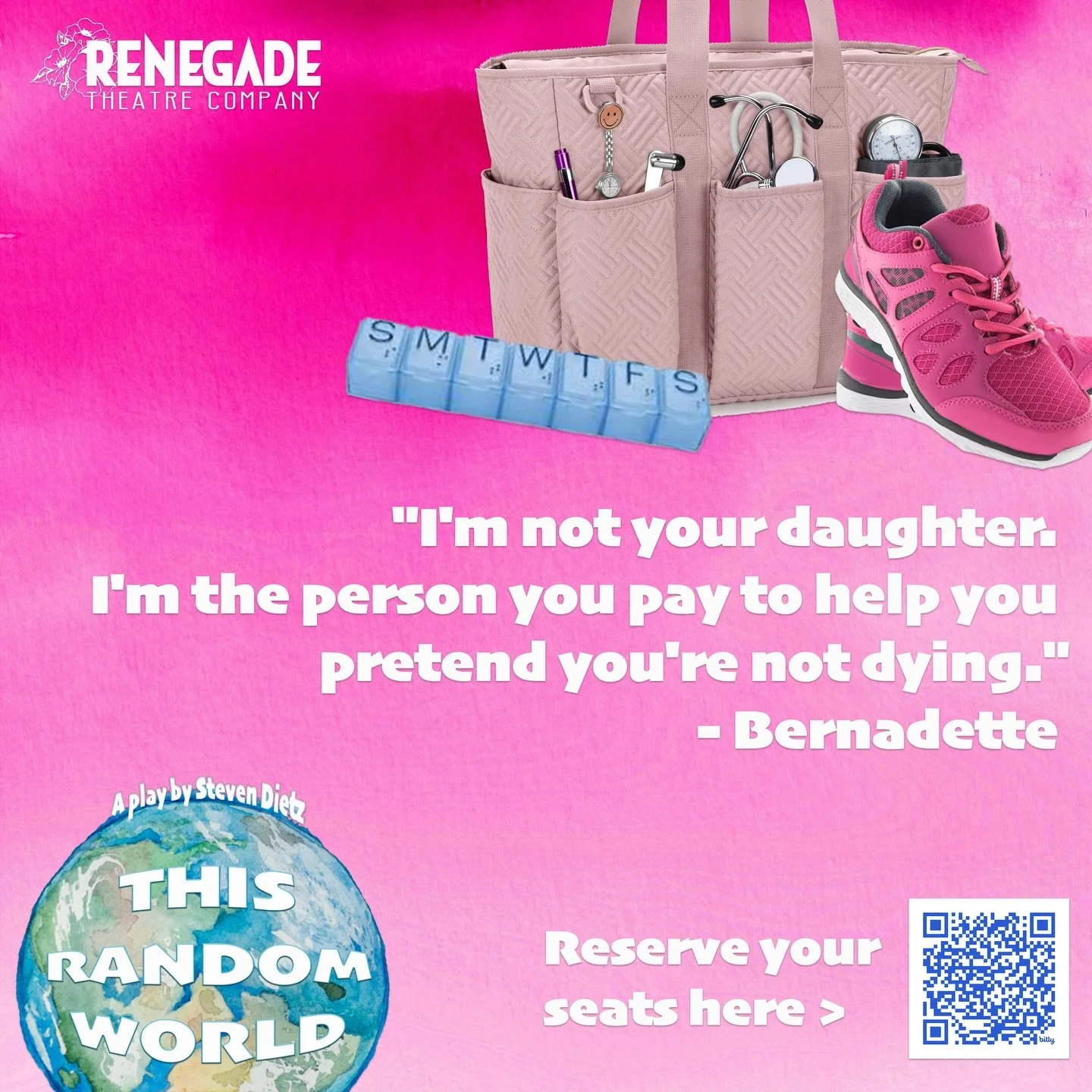 What if your mother wasn&rsquo;t exactly who you thought she was? 🕵️&zwj;♀️ Scottie and Bernadette are taking one final trip, and the itinerary is strictly off the record. 🗺️ Don&rsquo;t miss This Random World, opening on Thrs! 🎟️ Bit.ly/RTCthisra