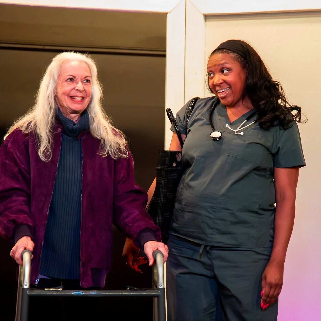 Scottie and Bernadette catch every sunrise they can.🌅 Don&rsquo;t miss your chance to see @loryicox and @candinewz connect (despite their differences) on stage this weekend in THIS RANDOM WORLD!🌎 bit.ly/RTCthisrandomworld 📸: @jordanpostalphotograp