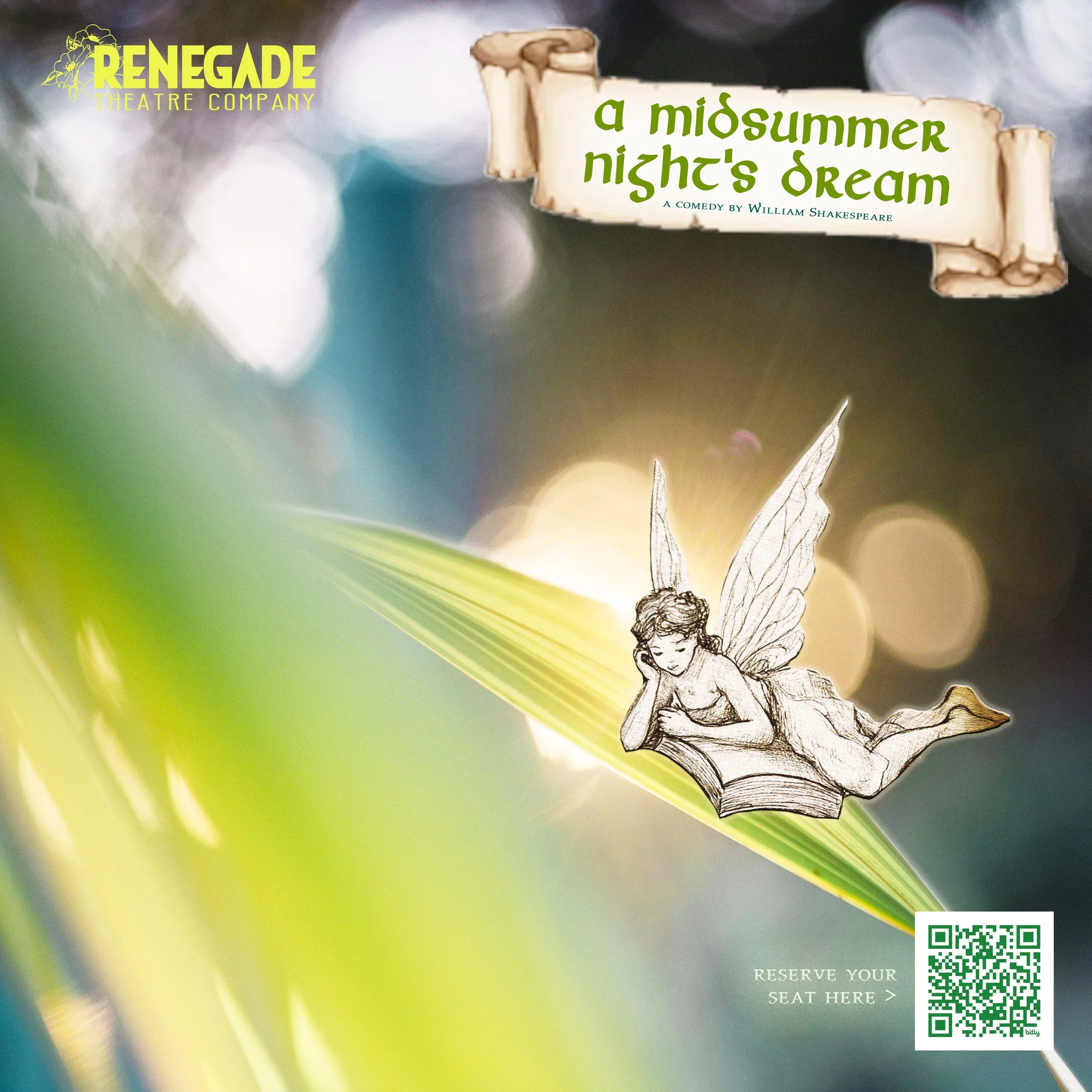 Join us next weekend for A MIDSUMMER NIGHT&rsquo;S DREAM. Link to reserve seats in bio! 🎟️ Support @gaequality for pride month with us!