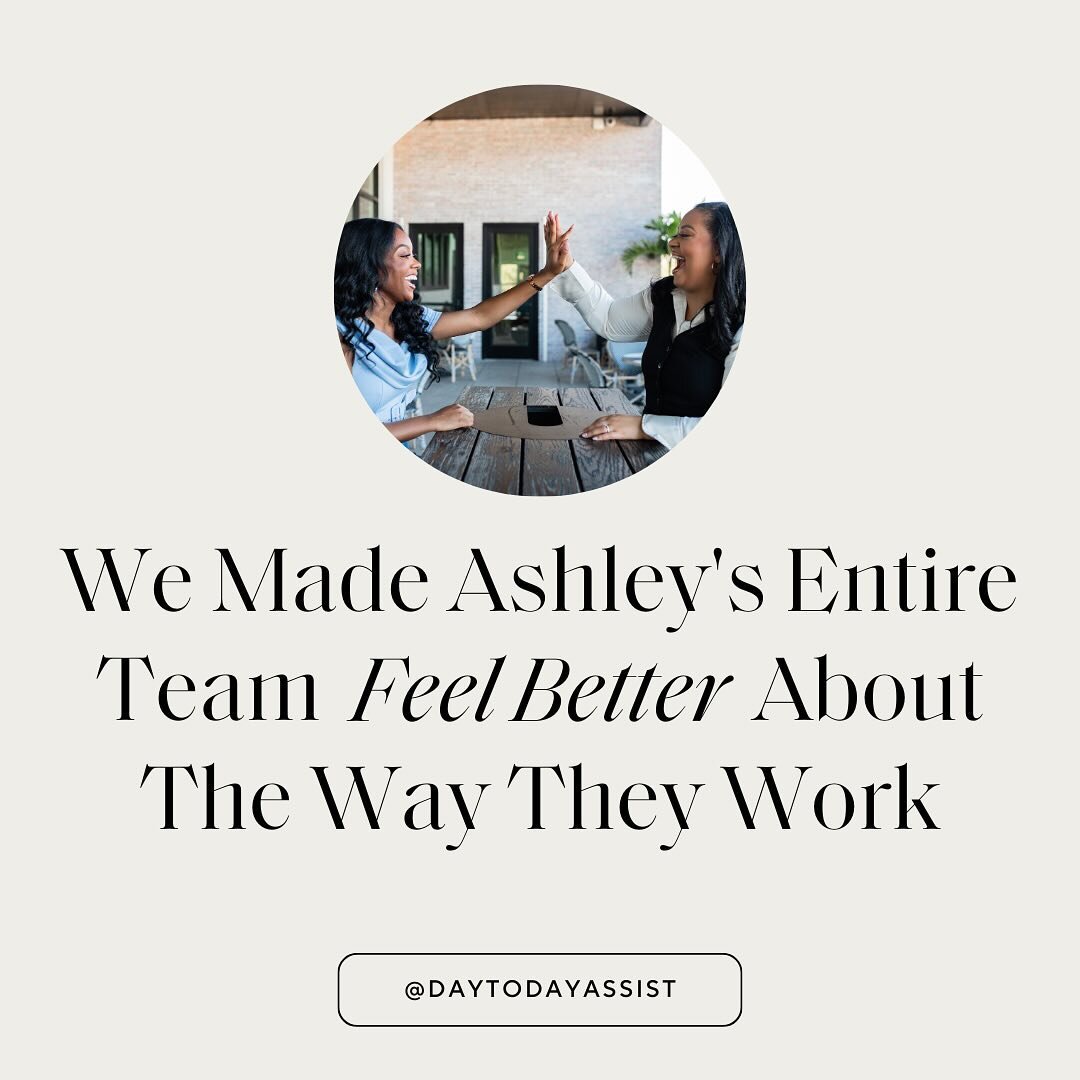 Good systems don&rsquo;t just benefit the business or the CEO. 

They directly uplift the entire team.

In our fractional operations management offer, we ensure that EVERYONE in your team feels empowered and efficient.

Take Ashley&rsquo;s journey, f