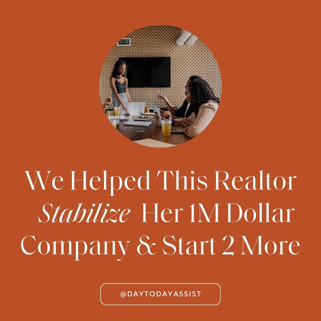 Almost every client we&rsquo;ve worked with inside our Operations Management Retainer has started a 2nd or 3rd business within 12 months of having us on their team.

Our first client, a millionaire Realtor, needed help stabilizing her real estate bus