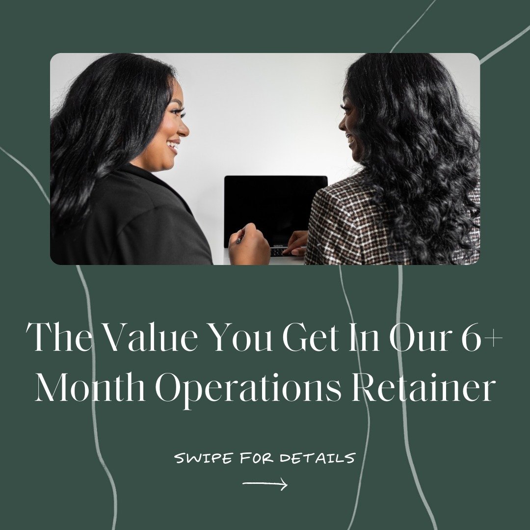 This 6-month retainer is the most strategic solution to eliminating workday chaos in your service business.

We&rsquo;ll pinpoint and solve your nagging operation problems, build a supportive lean team culture, and use systems and technology to simpl