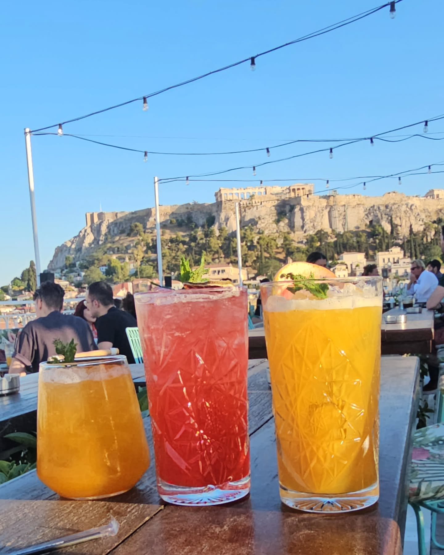 It was so hot, they shut down the Acropolis.
.
Took the ferry from Santorini to Athens. We got the pricier one because I don't do well with small boat rides.
.
💡 Tip: Santorini has 2 ports. One for ferries and the other for cruises. Don't get lost. 