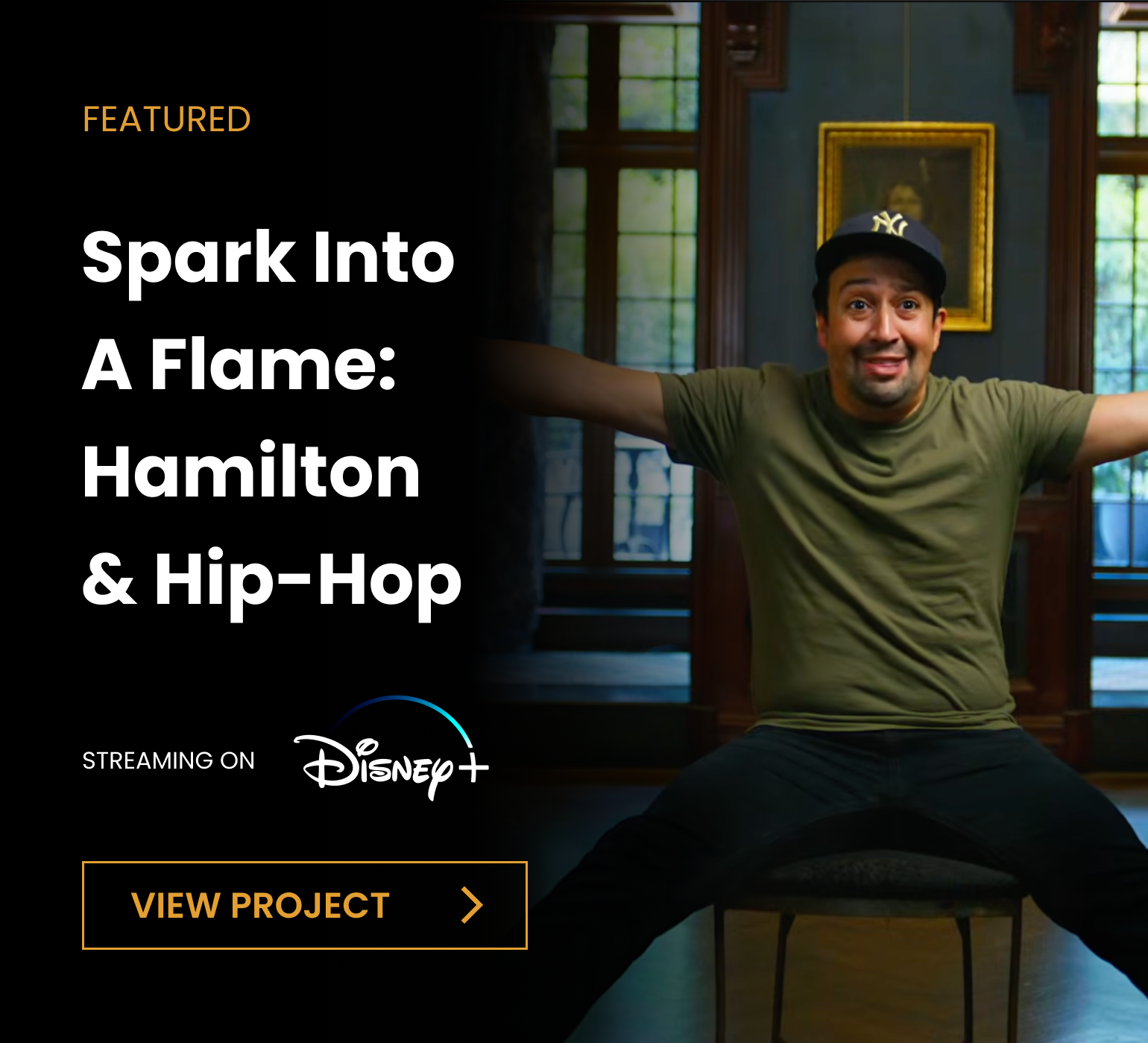 Lin-Manuel Miranda, Spark Into A flame: Hamilton & Hip-Hop, Streaming on Disney plus