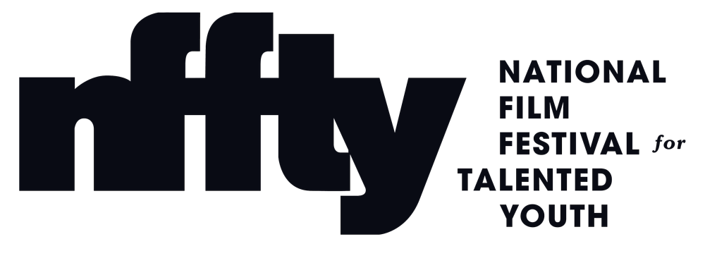Logo for the National Film Festival for Talented Youth with the abbreviation "nffty"