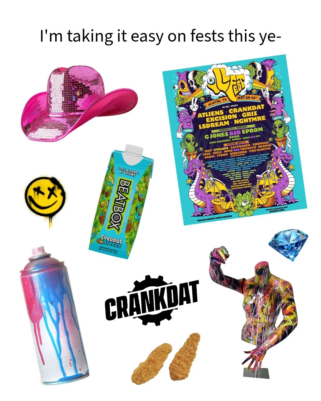 ILLFEST⚡️ we&rsquo;re pulling up! 

Catch our Dimes throughout the festival all weekend long 💎💖🌈 we love Illfest for its fun-filled lineup, its massive showcase of street art, and repping the best of Texas. you know we couldn&rsquo;t miss it for t
