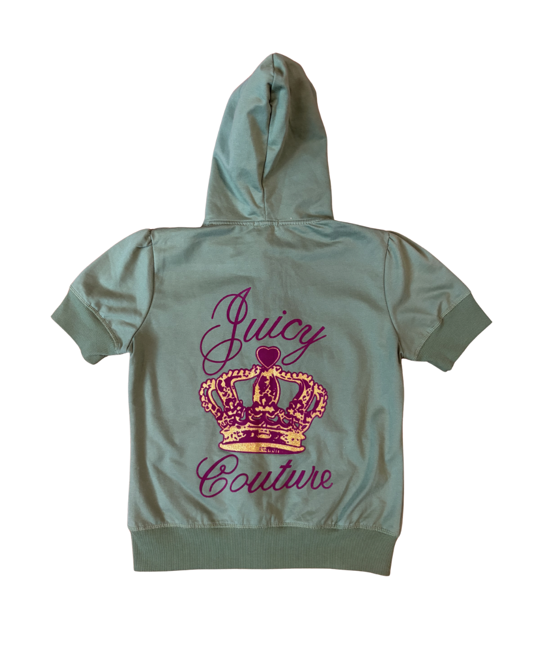 Vintage Juicy Couture Short Sleeve Zip Hoodie