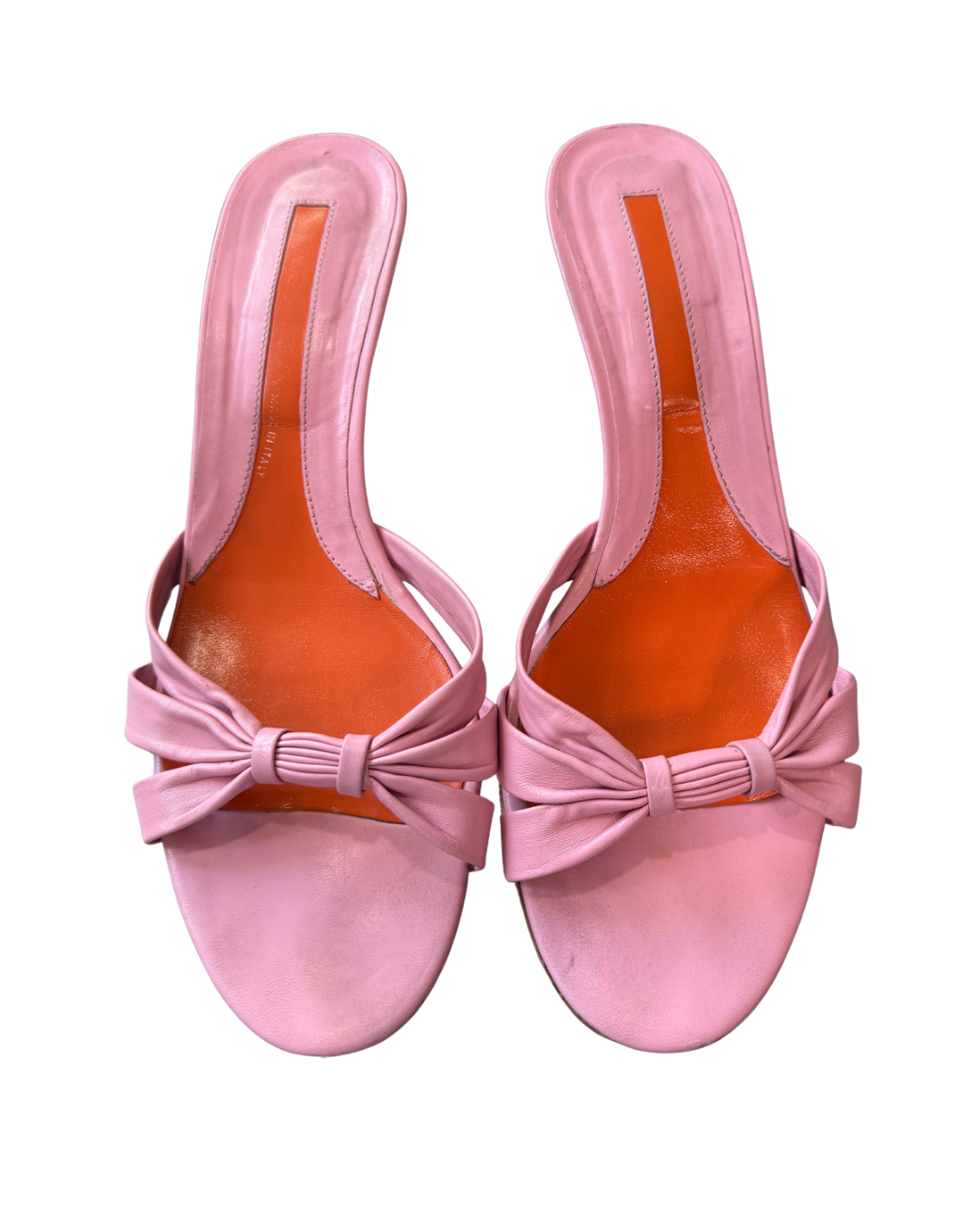 Via Spiga Leather Bow Heels Sz 11