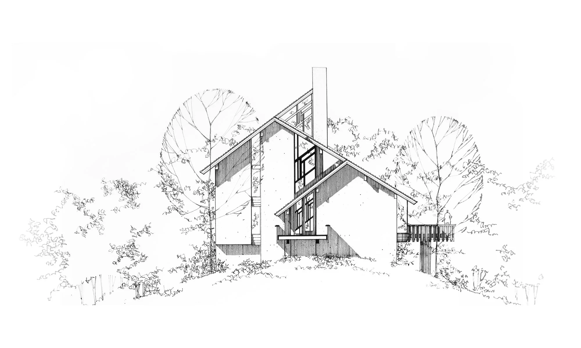 The Edmondson House Designed by E. Fay Jones