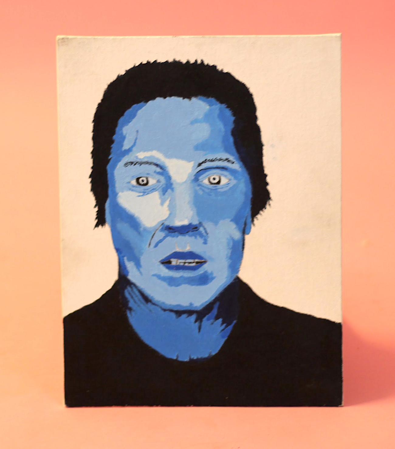“Walken” (2015) Acrylic Paint on Canvas Panel 9”x12”