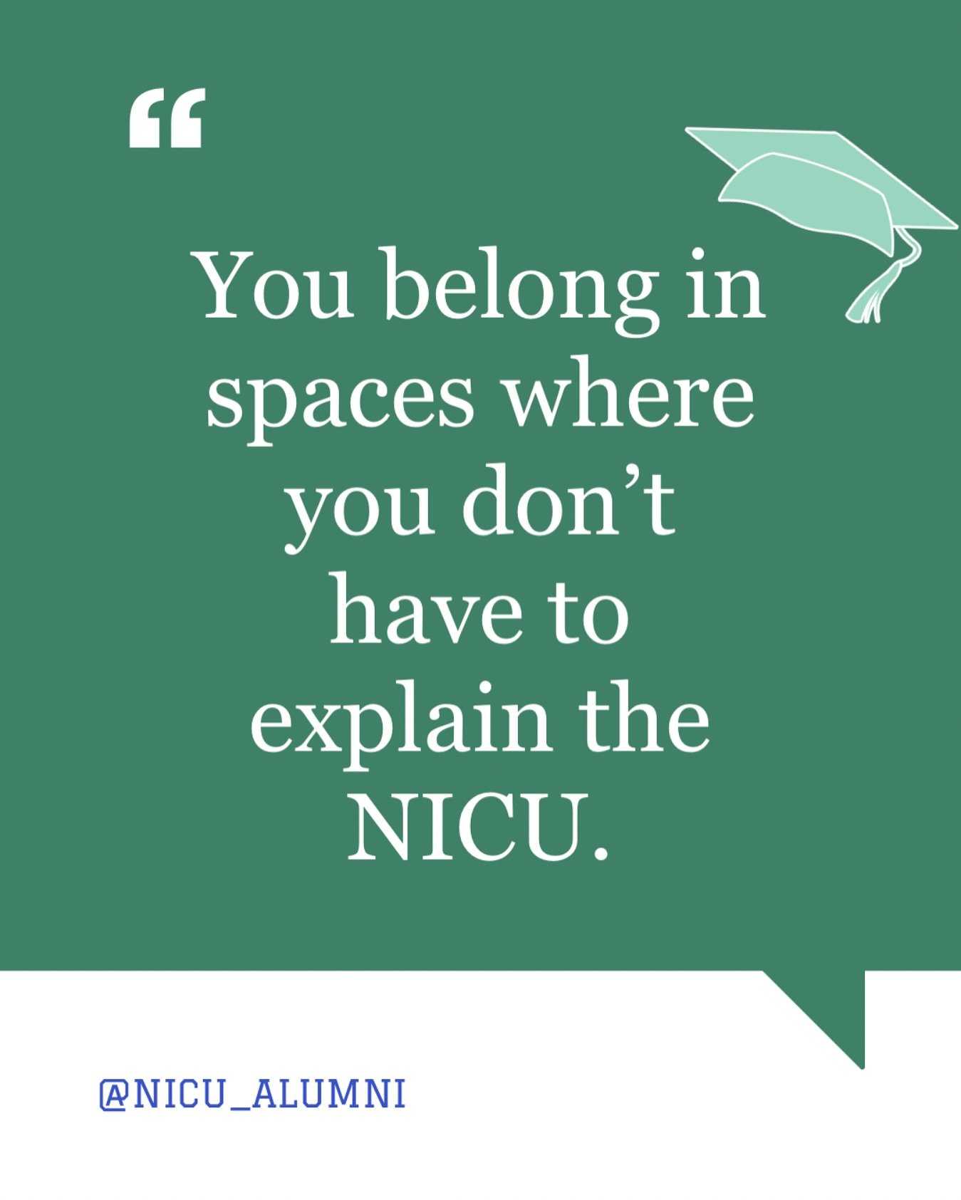 Because some stories are too tender for small talk.

Too layered for a checklist.
Too sacred to be summarized in one sentence.

At NICU Alumni, we hold space for the full story &mdash; medical trauma, messy healing, delayed milestones, and all the un