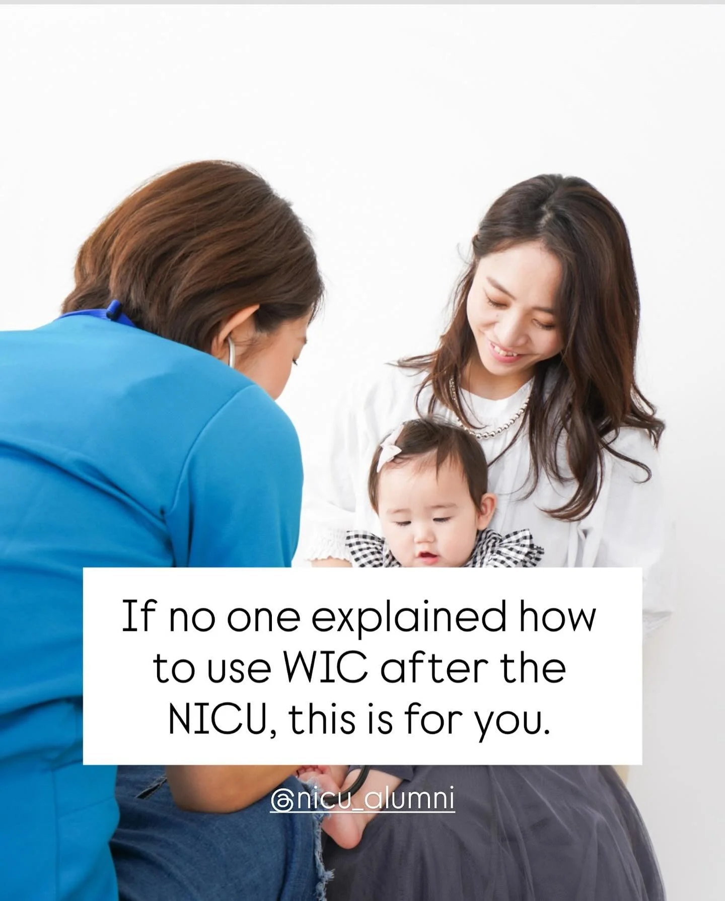 We hear it all the time from families, &ldquo;We qualified for WIC, but had no idea how to actually use it once we were home.&rdquo;

So we&rsquo;re doing something about it. 👇🏽

✨ Join us TOMORROW, October 15 at 1 PM EST for our next NICU Alumni P