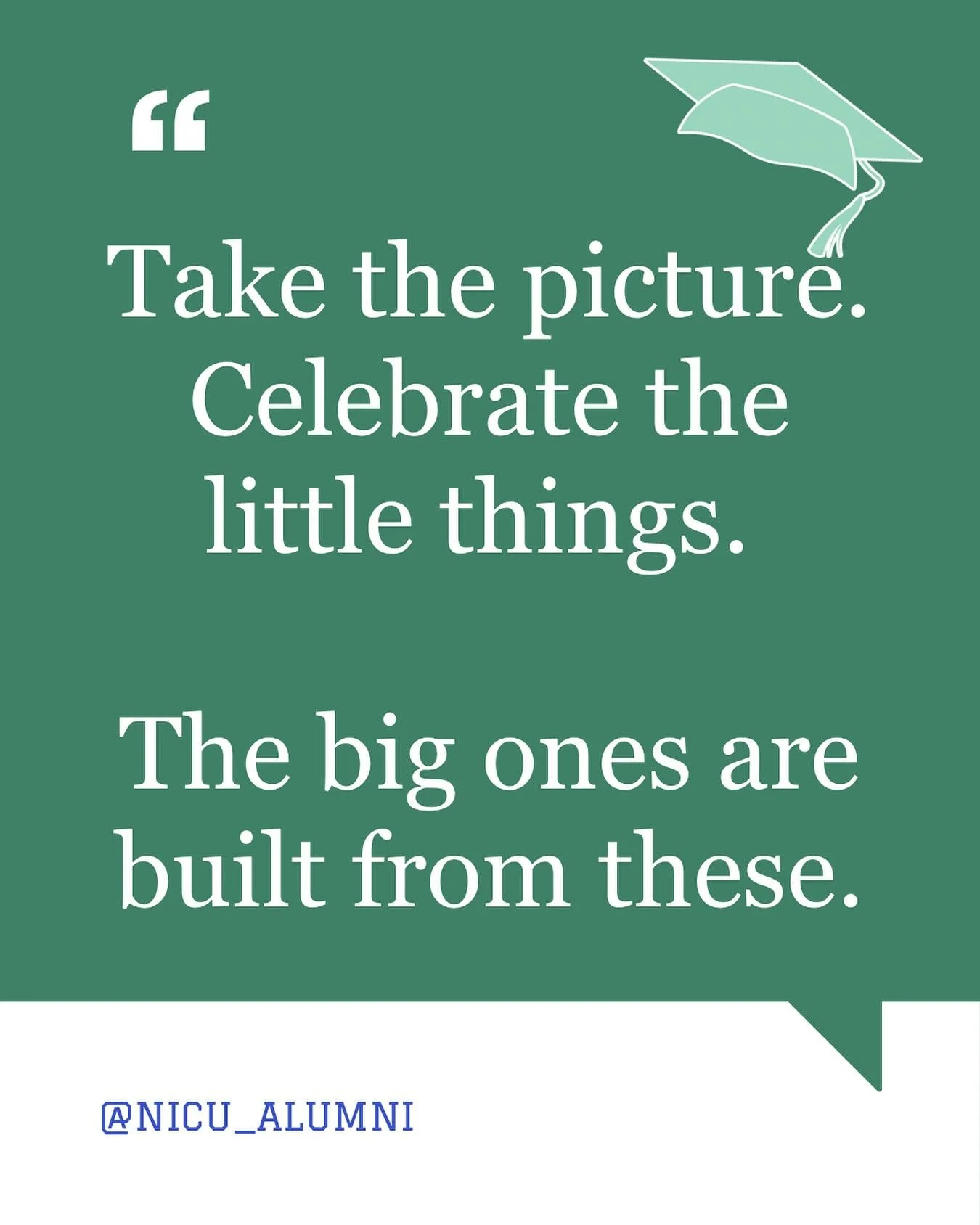 That blurry photo of a feeding tube-free smile.

The first bath at home.
A full night without alarms.

The moment your baby grasped your finger just a little tighter than yesterday.

📸 Take the picture.
💙 Celebrate the little things.

Because the b