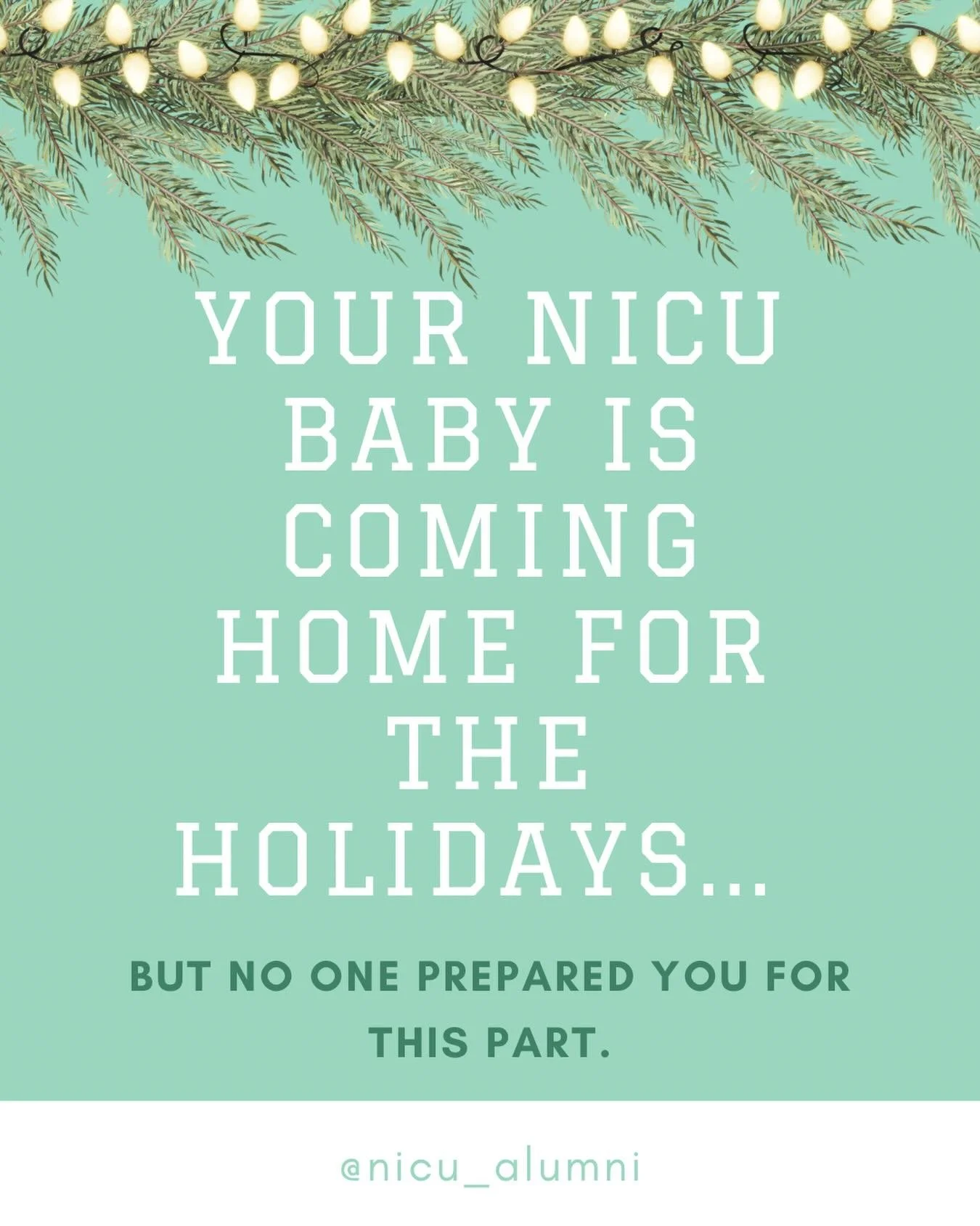 It&rsquo;s supposed to be the most wonderful time of the year &mdash; but for many NICU families, it&rsquo;s also the most overwhelming.

You might feel:
🦠 Anxious about germs, RSV season, or visitors
💔 Grieving the picture-perfect moments you miss