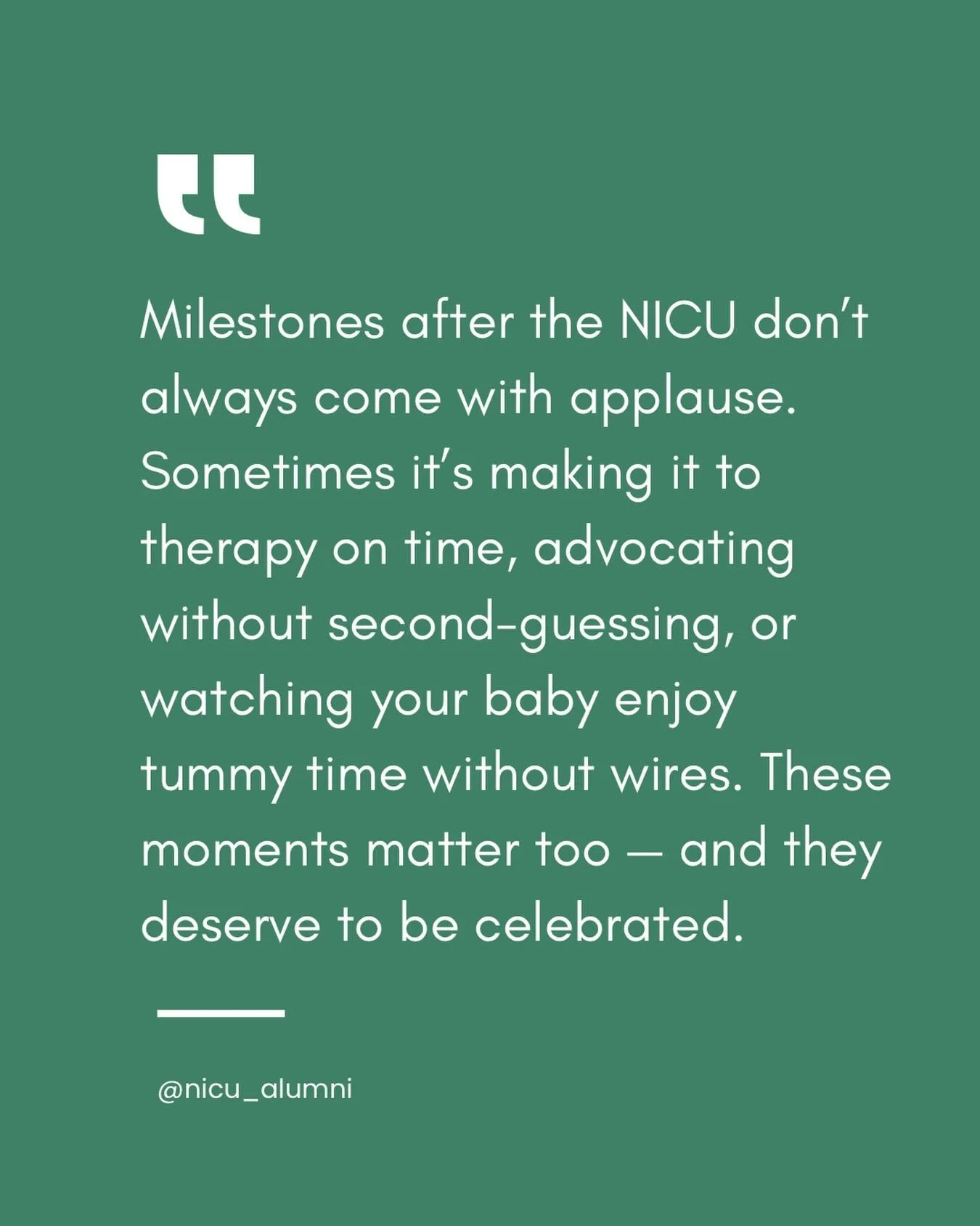 Not all milestones look like first steps or perfect checkups.⁣
⁣
Sometimes they&rsquo;re quiet wins&hellip; the kind only you notice.⁣
⁣
Like the first time you made it to therapy without rushing.⁣

The moment you spoke up at a specialist appointment