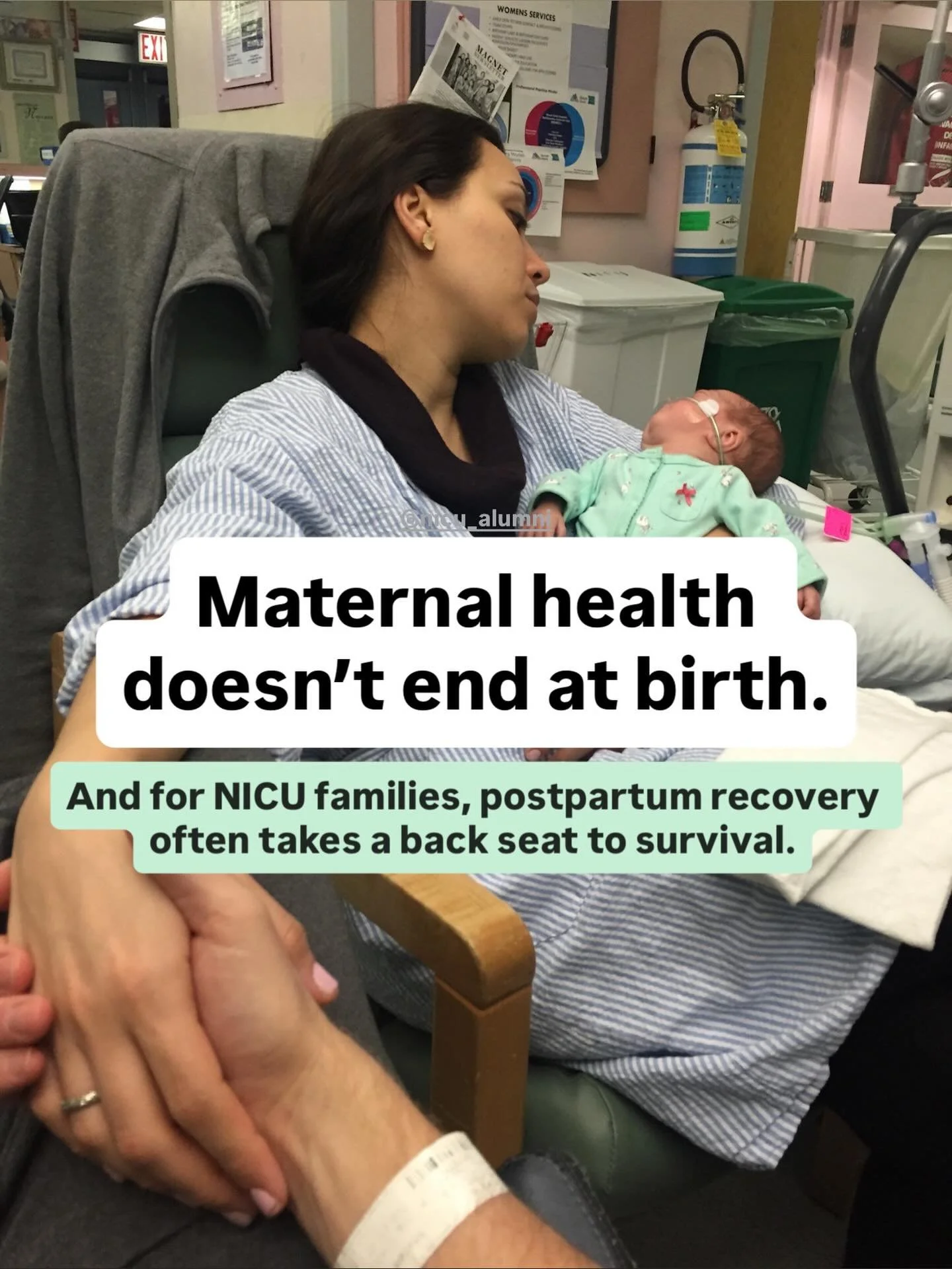 This Maternal Health Awareness Day, we&rsquo;re joining @acog_org and partners across the country to say:

💥 We are not losing ground.
💥 We are holding space.
💥 We are holding each other.

Every day, we support moms navigating postpartum recovery 