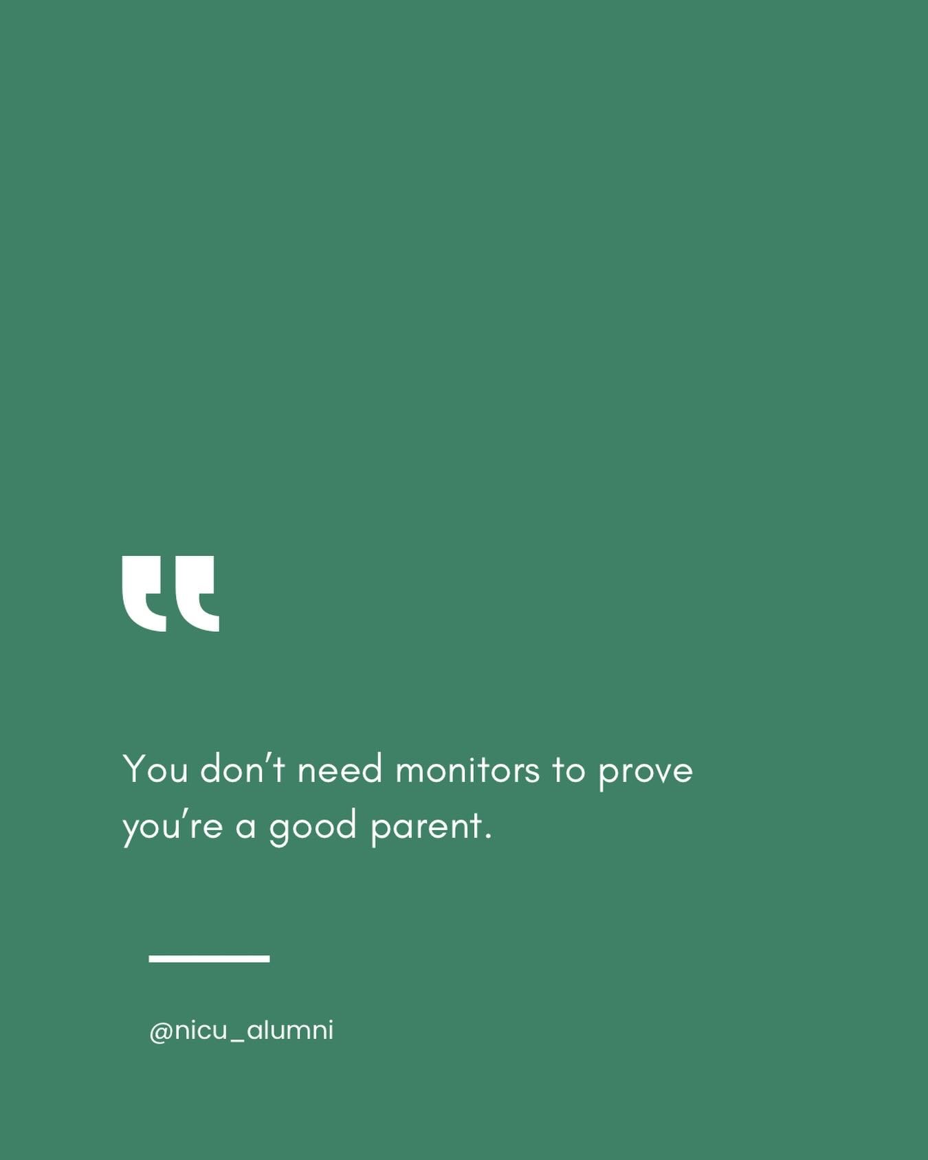 But if you&rsquo;re a soon-to-be NICU grad parent, I know that doesn&rsquo;t always sink in right away.

Because for weeks (sometimes months), you&rsquo;ve been trained to look for reassurance outside of yourself. Numbers. Alarms. Shift-change update