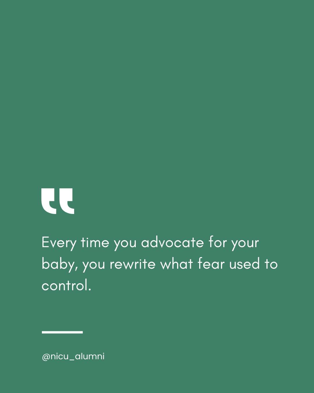 Fear of the monitors. Fear of the next phone call. Fear of saying the wrong thing in a room full of specialists.

And now?

Now you&rsquo;re asking questions.
You&rsquo;re requesting second opinions.
You&rsquo;re emailing the therapist.
You&rsquo;re 