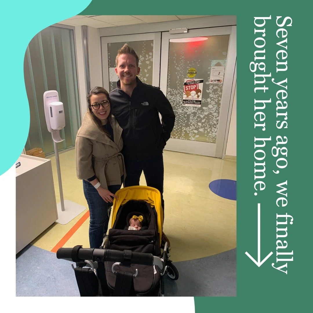 Last week was filled with some big anniversaries for our family.
 
Seven years ago on April 10, 2019, we finally brought our second NICU grad home. Four years earlier &mdash; April 8, 2015 &mdash; we brought her big sister home.
 
Two different years