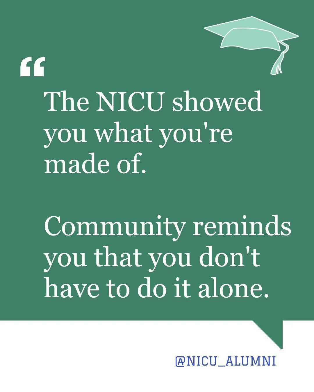 You already know you can handle hard things.

The NICU proved that.

But handling hard things alone and handling them with people who truly get it - that's a completely different experience.

Community doesn't change what you've been through. It chan