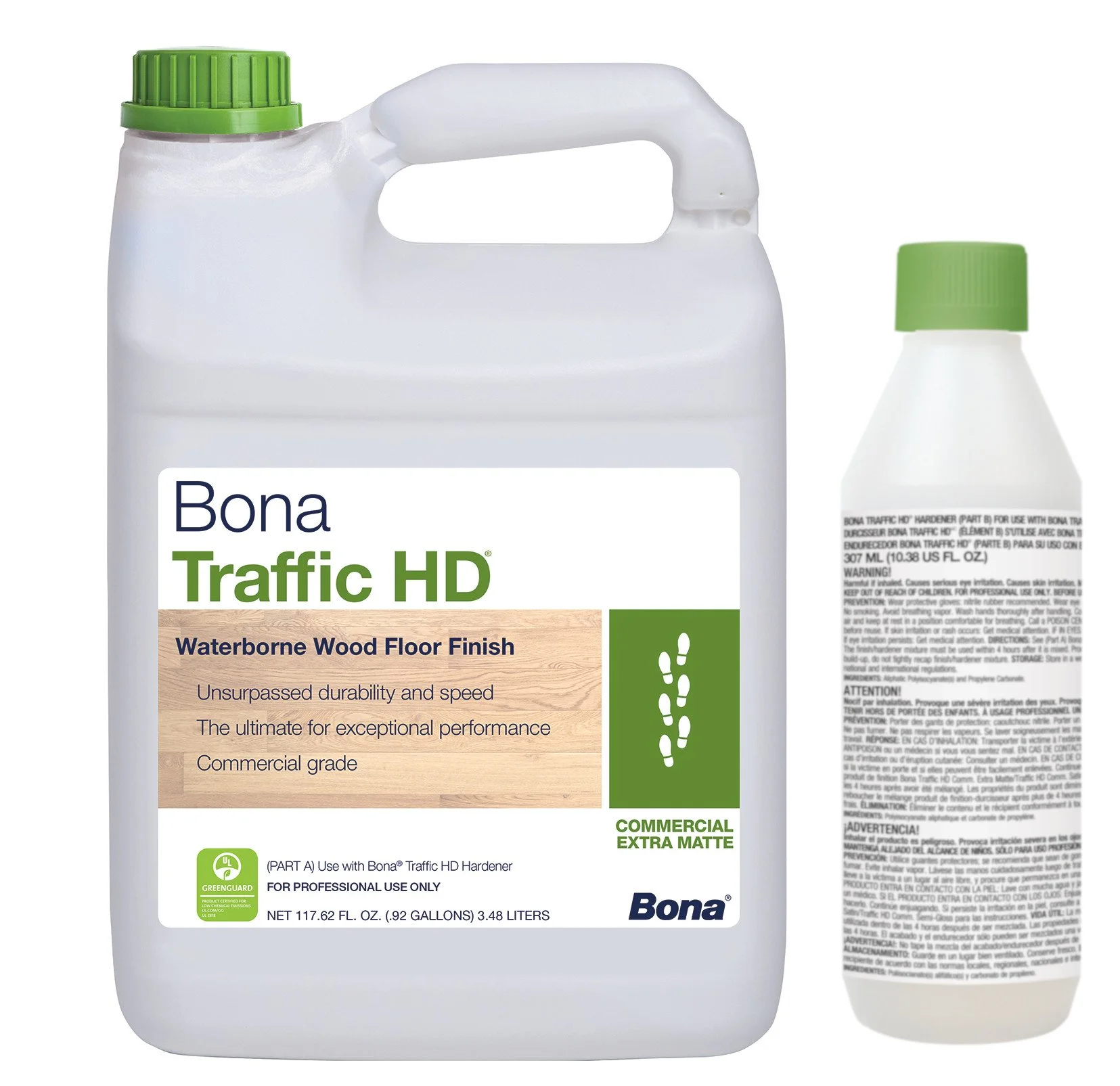 Bona Traffic HD waterborne hardwood floor finish for high traffic residential and commercial floors