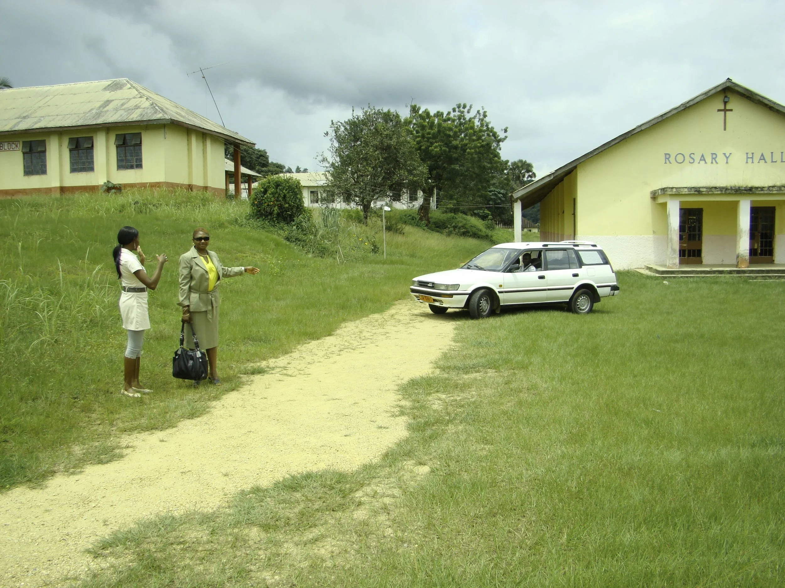 Daisy captures her older cousin and mother on a road trip to their family compound/village. (Cameroon, 2009)