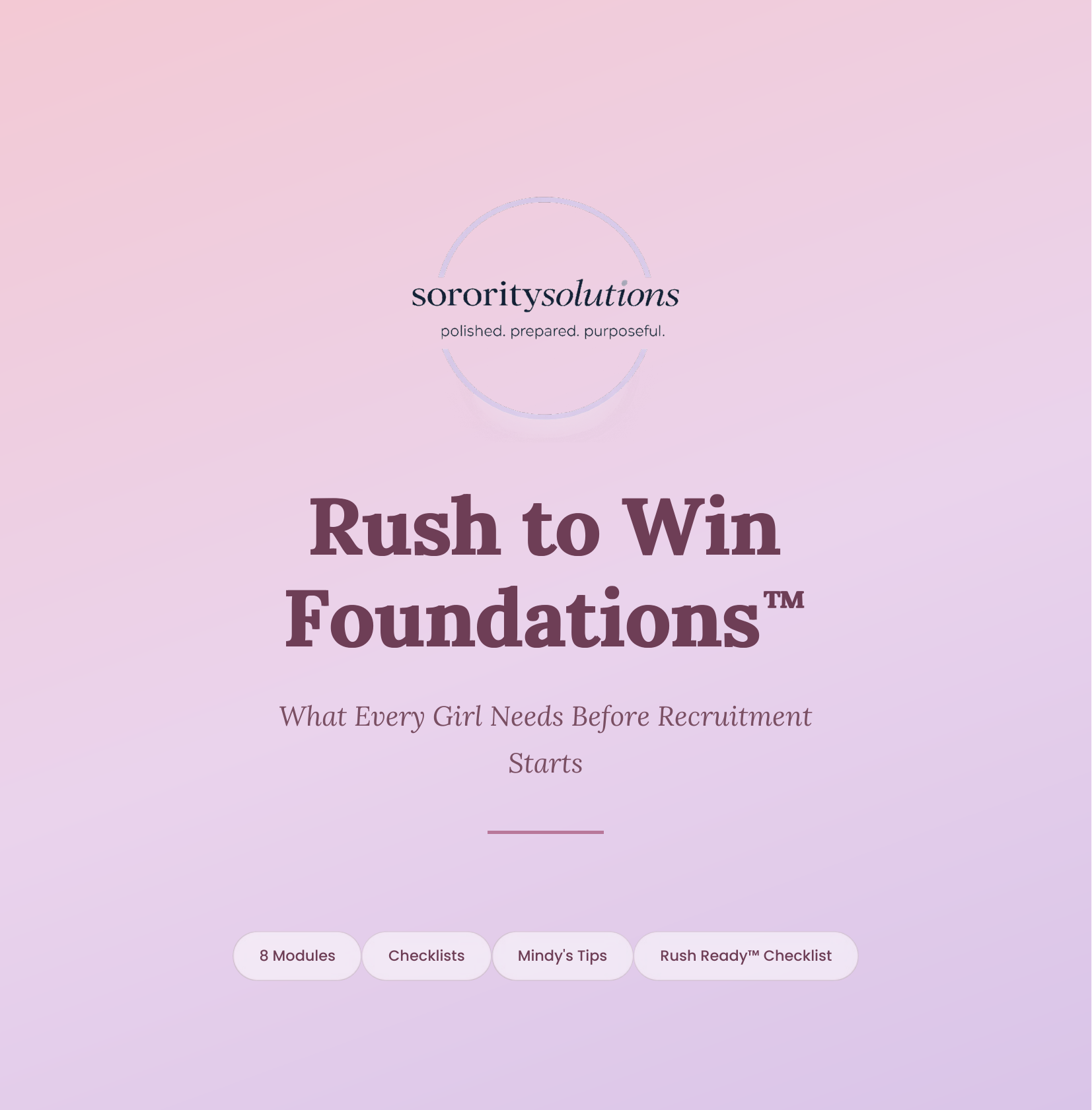 Rush to Win Foundations™: The Guide Every Girl Needs + 2 Signature Bonus Tools