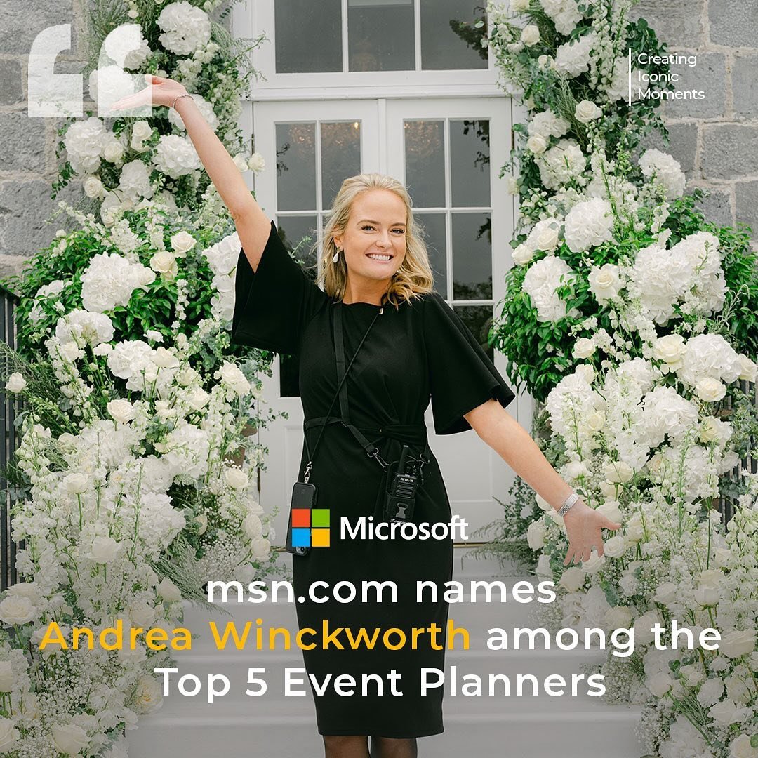 Thrilled and incredibly honoured to be featured by MSN as one of the top 5 event planners!

Creating iconic moments for my clients is my absolute passion, so this recognition feels extra special. Thank you MSN for including me alongside other talente