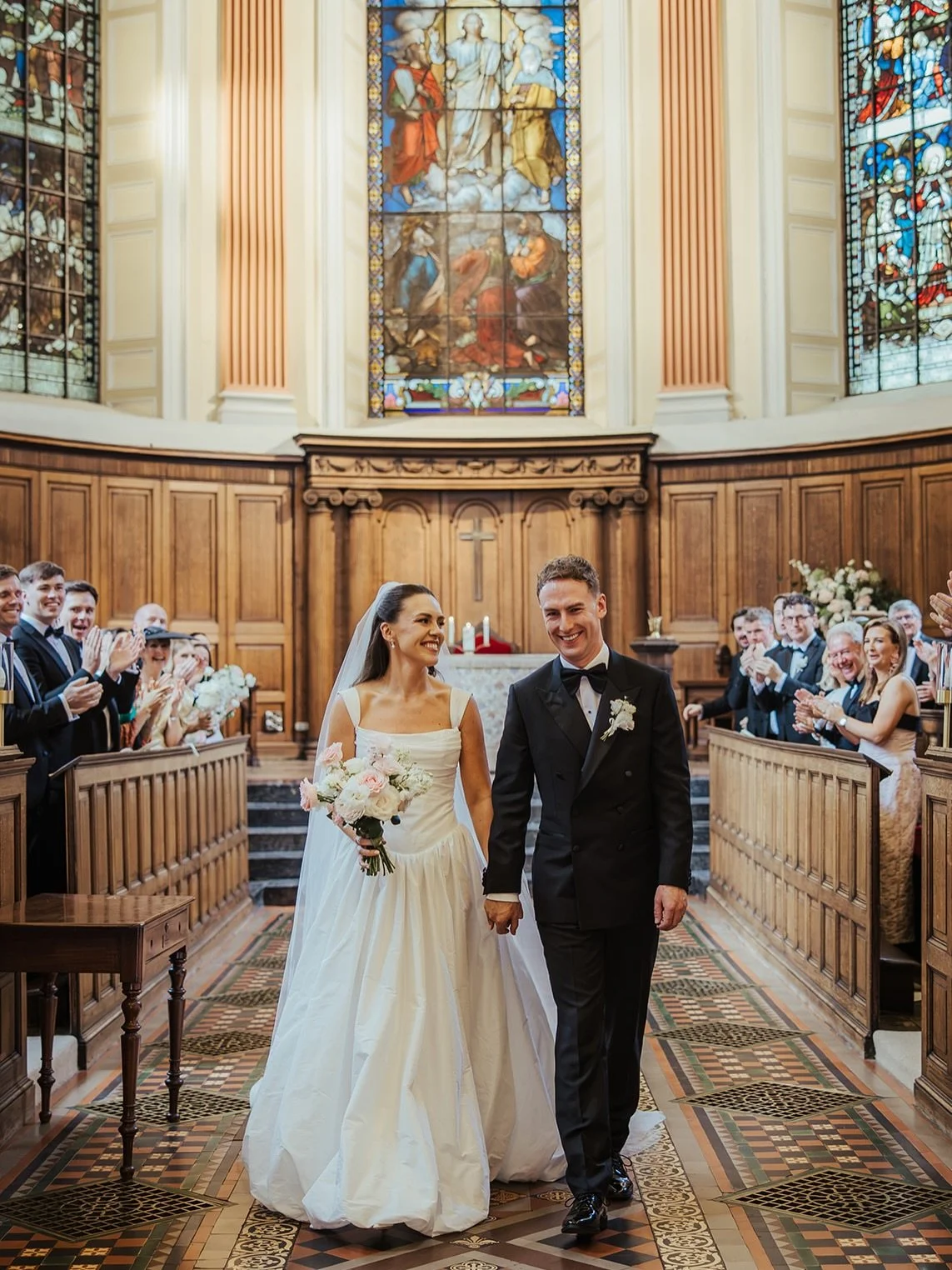 A Dublin City Wedding 🤍

A month ago today, Isabelle &amp; Darragh, both Trinity College alumni, returned to a special place that holds so many memories for them to get married in Trinity College Chapel. ✨

The sun came out and Isabelle even had an 