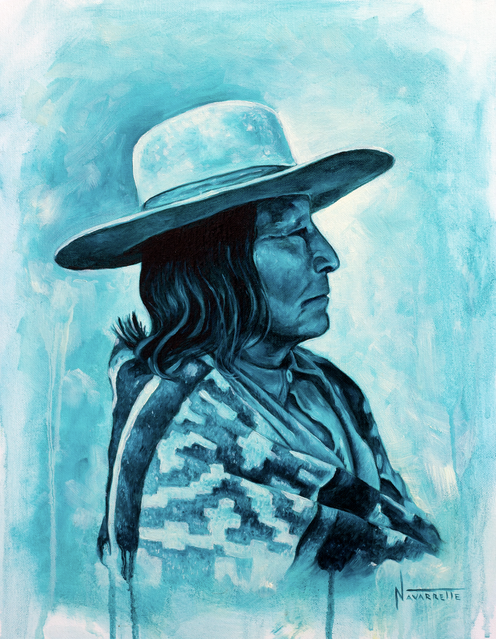WA-NIK-NOOTIE 
/ Oil on canvas - 14 x 18 in.