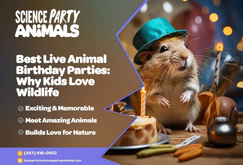 Best Live Animal Birthday Parties- Why Kids Love Wildlife Experiences?