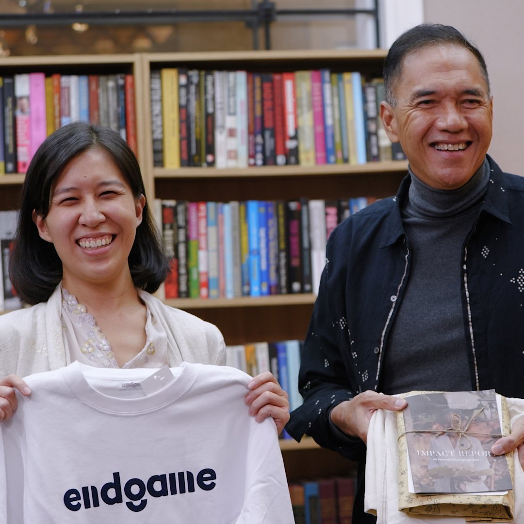 Denica Riadini-Flesch and Gita Wirjawan at the Endgame Podcast.