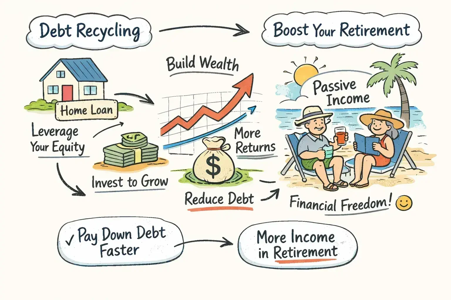 Debt Recycling: The "Secret" Strategy for Building Tax-Effective Wealth