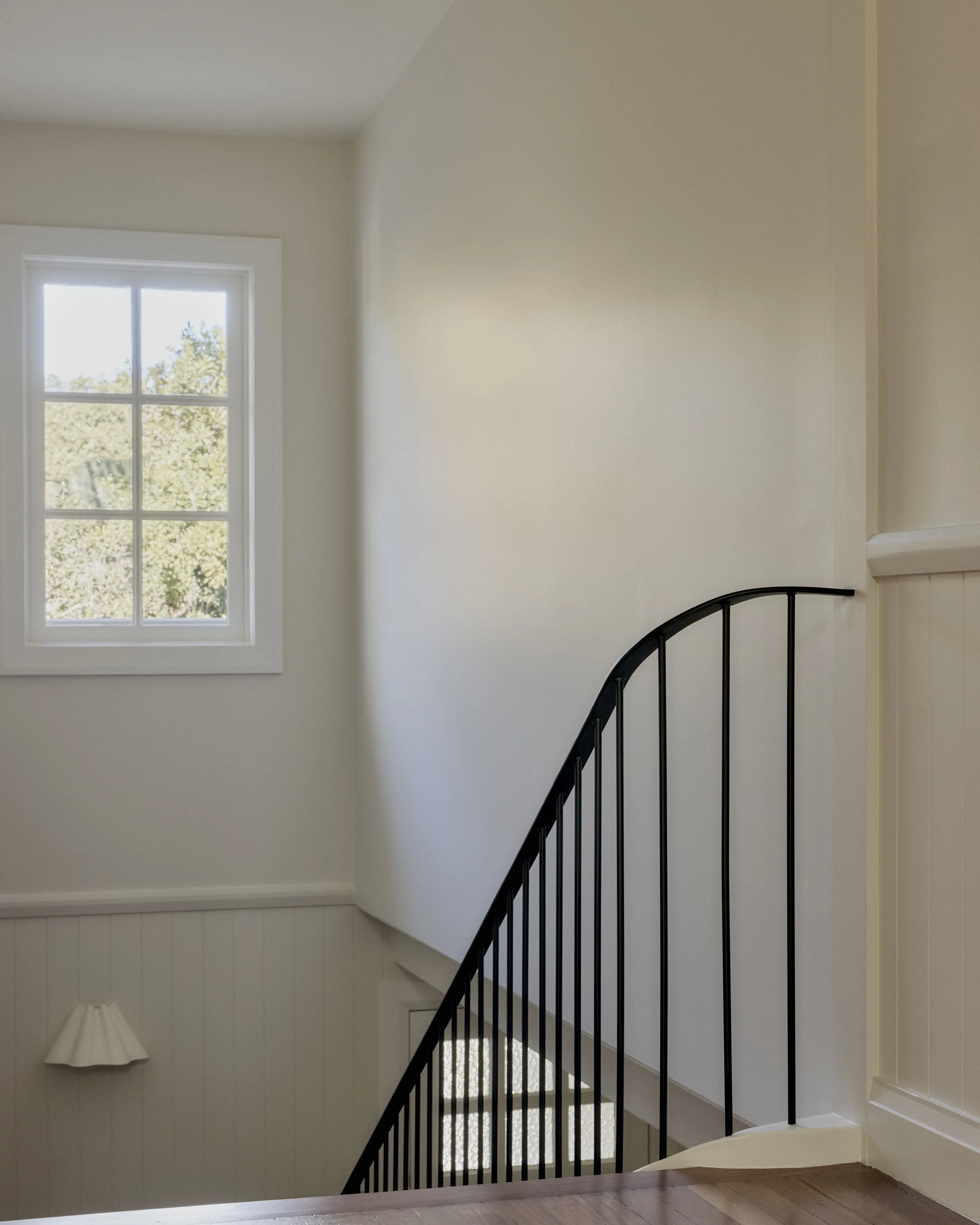 metal stair, metal ballustrade, Austinmer interior design, Thirroul NSW