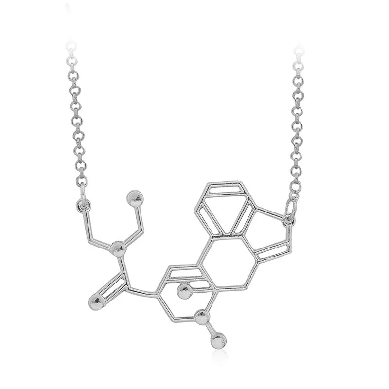 LSD Molecule Necklace