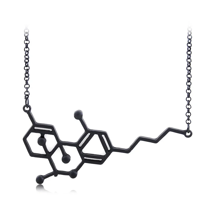 THC Molecule Necklace