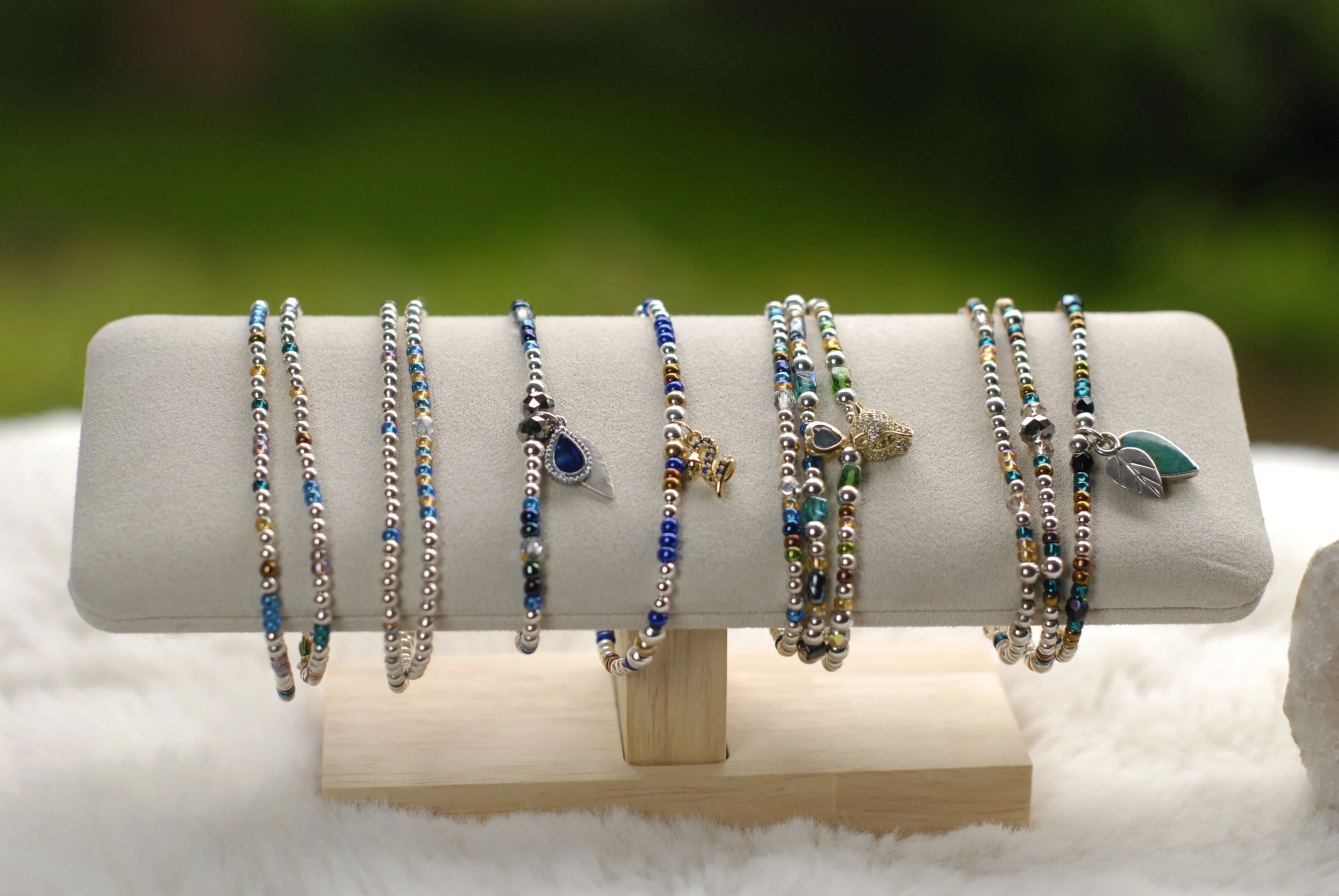 Silver Bead Bracelets.JPG