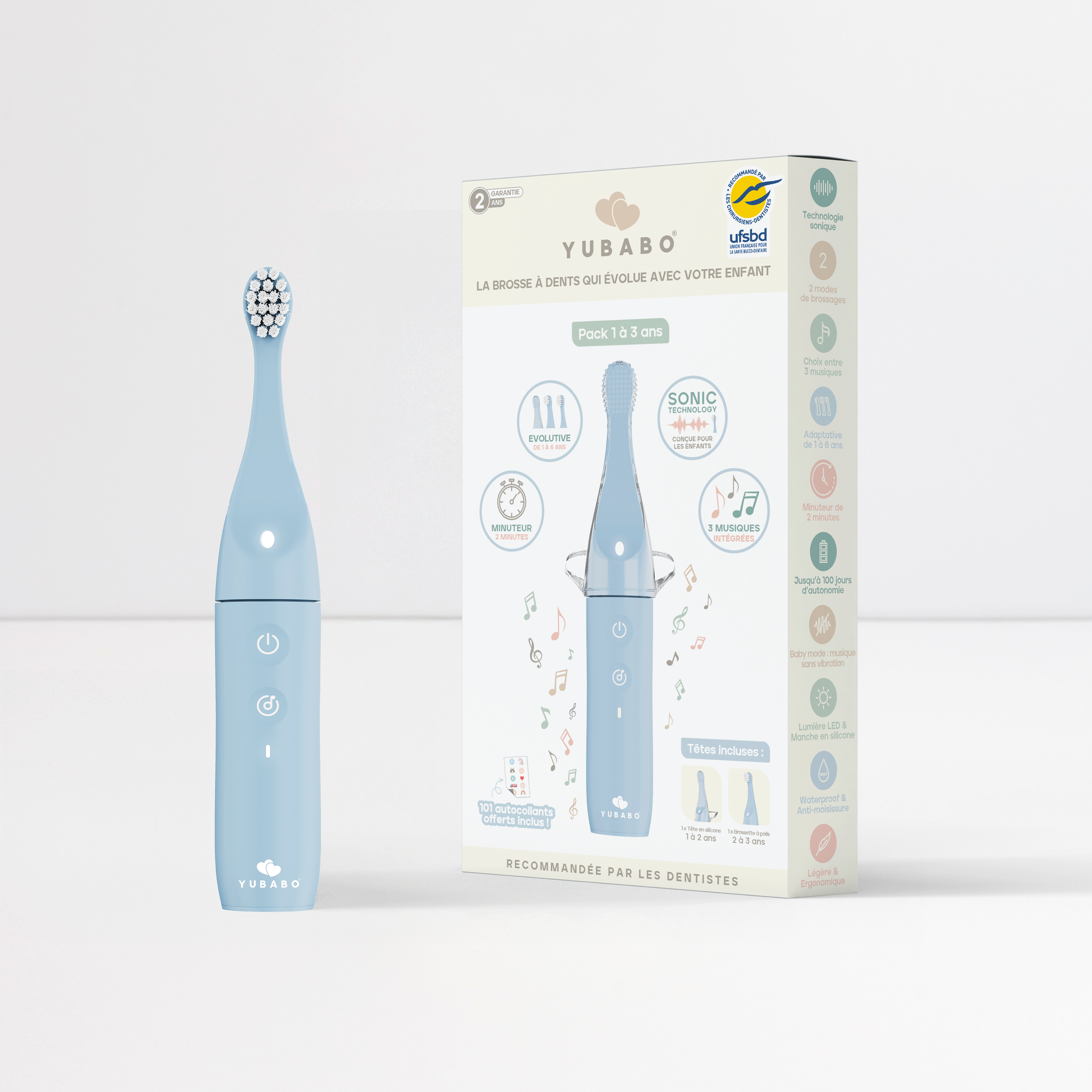 Yubabo - Packaging brosse à dents