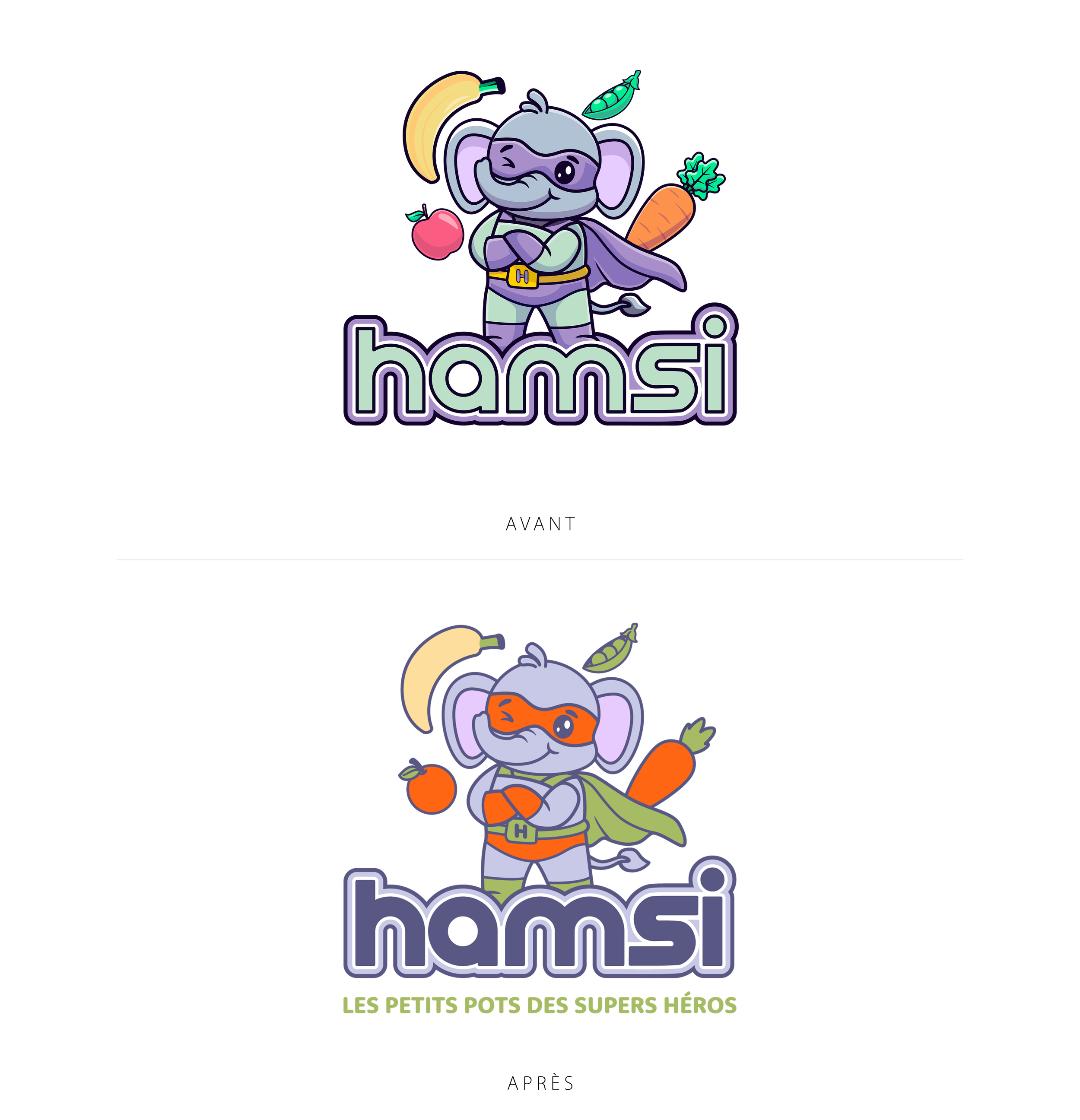 Logo Hamsi Avant Après