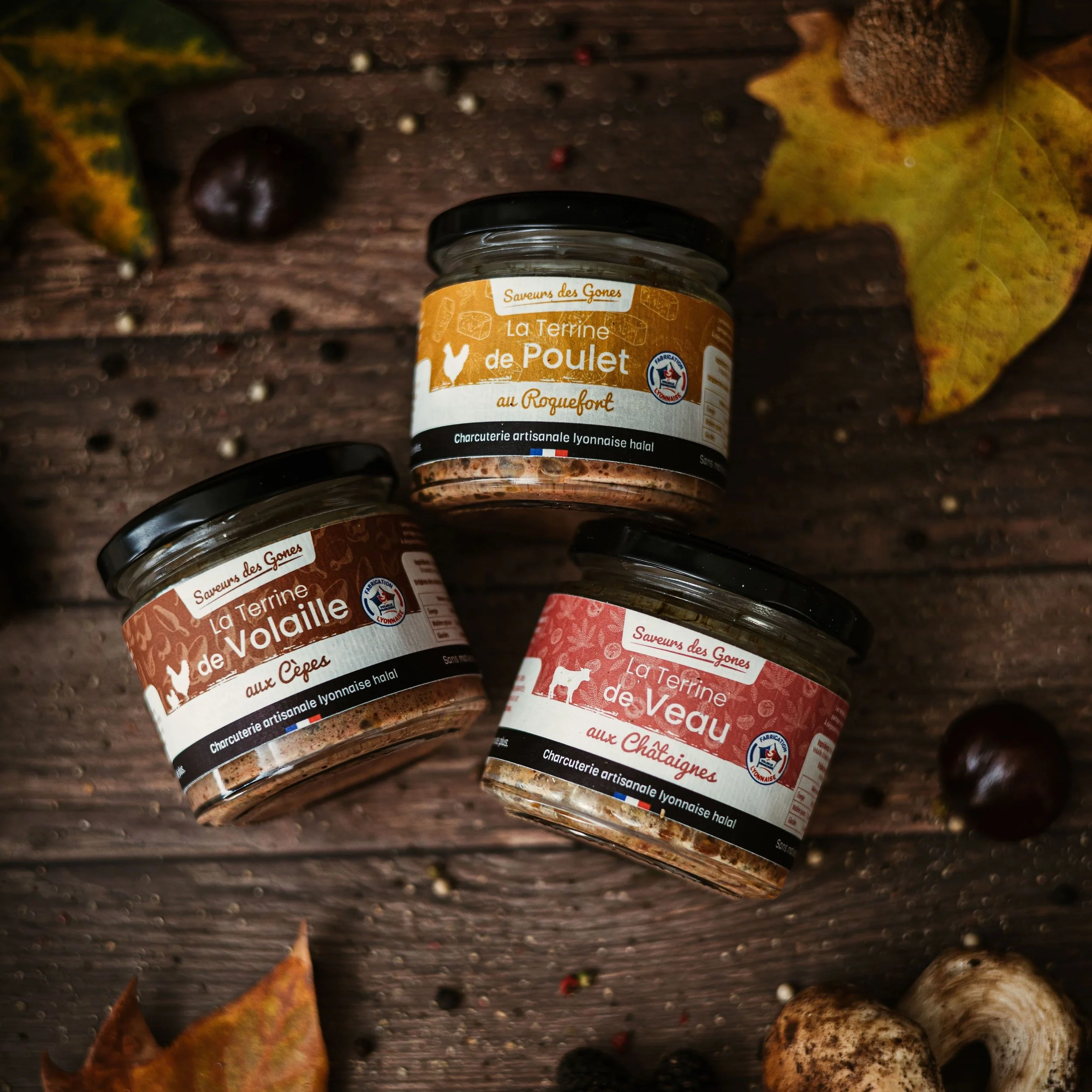 Packaging terrines Saveurs des Gones