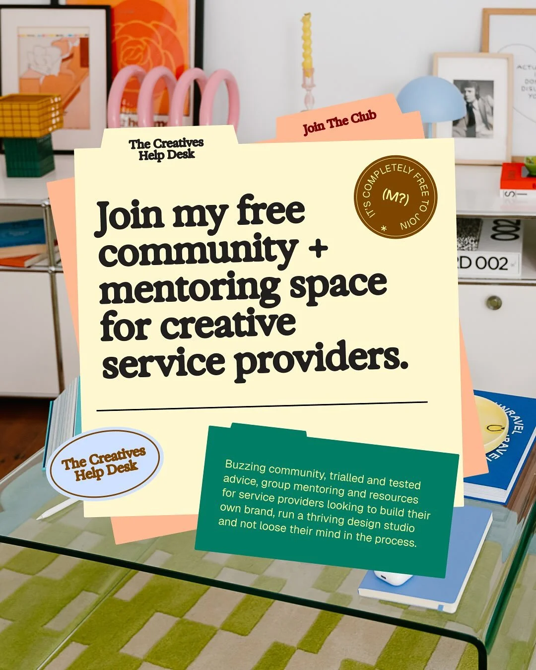 ⚡️The community for designers and creatives that you didn&rsquo;t know existed but that you knew you always needed ⚡️

After 18 months of hiding this part of my business I&rsquo;m finally brining it front and centre.

Introducing 🌱The Creatives Help