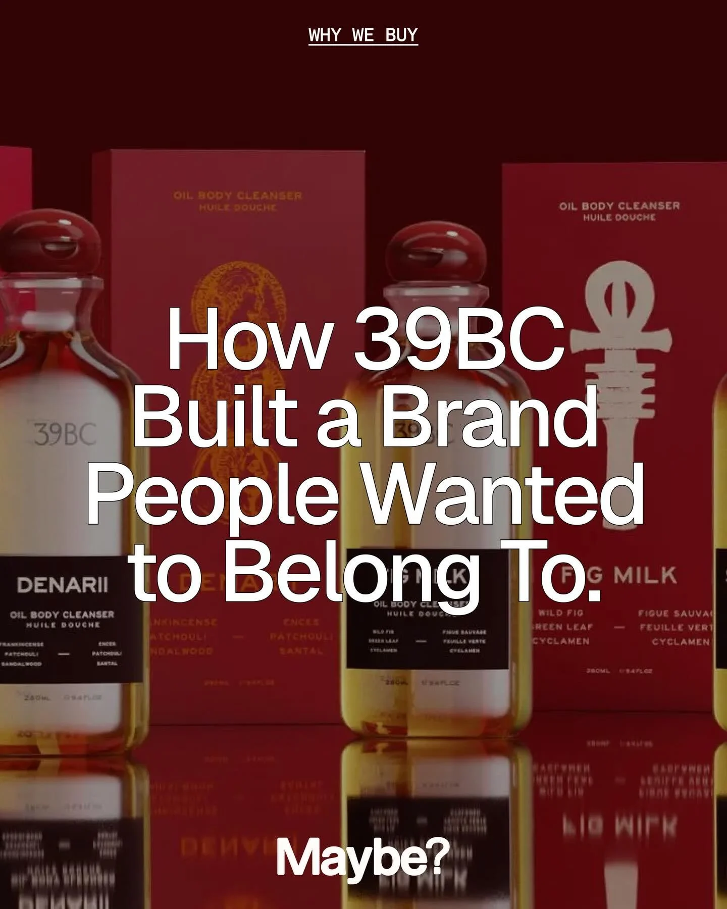 I didn&rsquo;t wake up one day thinking I needed a luxury shower oil&hellip; but a brilliantly built brand changed that.

I&rsquo;m a sucker for a brand that knows how to make me feel something.

A brand that builds a world so compelling, I want to s