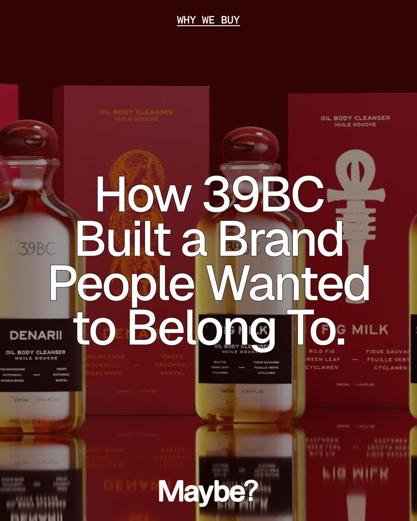 I didn&rsquo;t wake up one day thinking I needed a luxury shower oil&hellip; but a brilliantly built brand changed that.

I&rsquo;m a sucker for a brand that knows how to make me feel something.

A brand that builds a world so compelling, I want to s