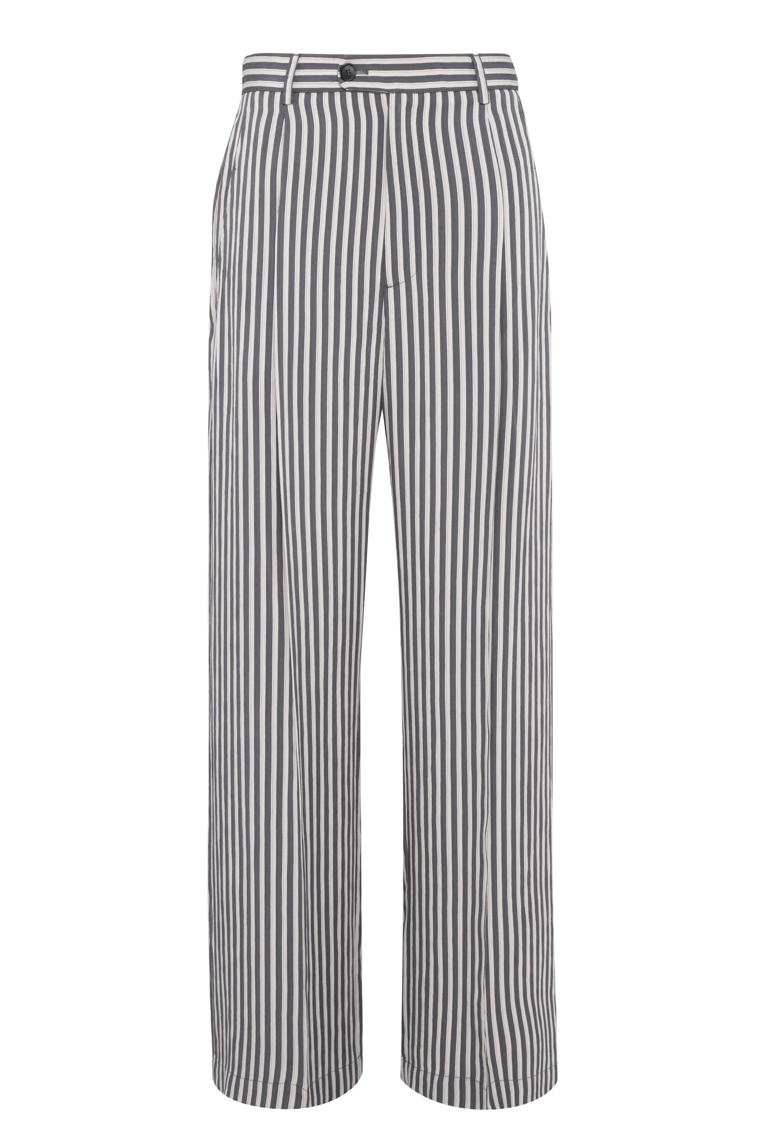 TRAVIS STRIPED TROUSERS - Tela
