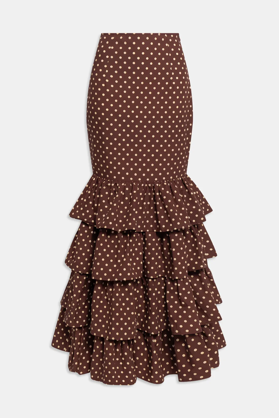 POLKA DOTS RUCHED SKIRT - Weili Zheng