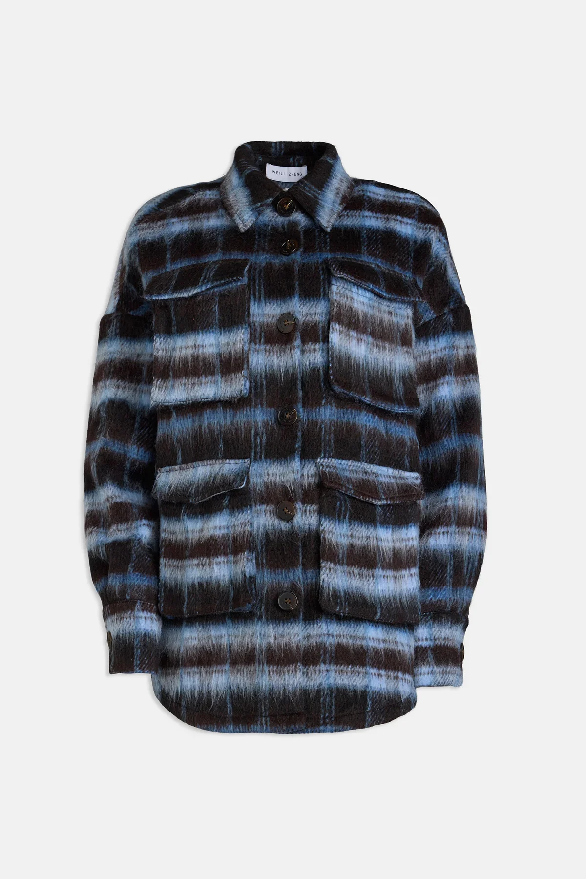 CHECKED WORKER JACKET - Weili Zheng