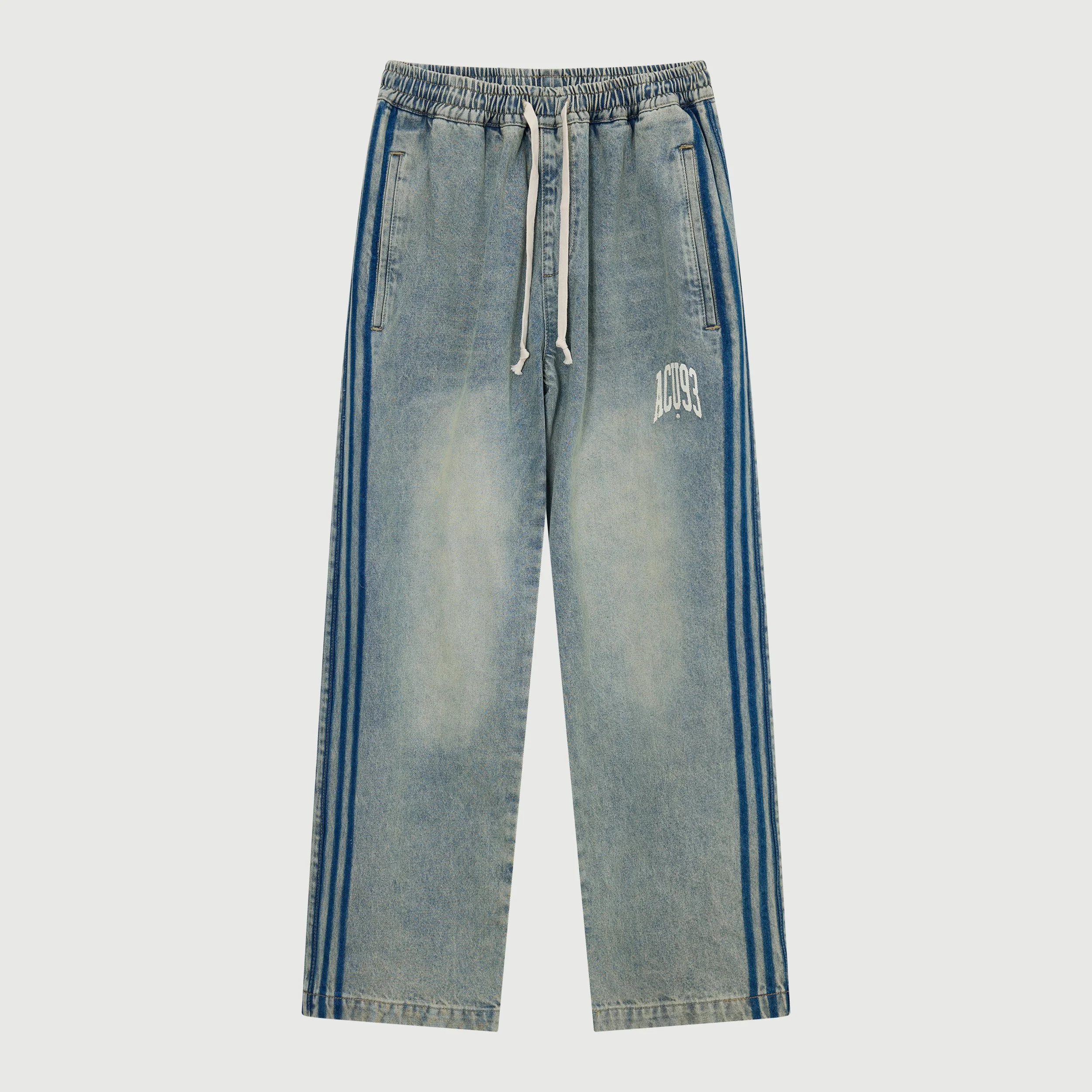 SPORTY DENIM PANTS - Acupuncture